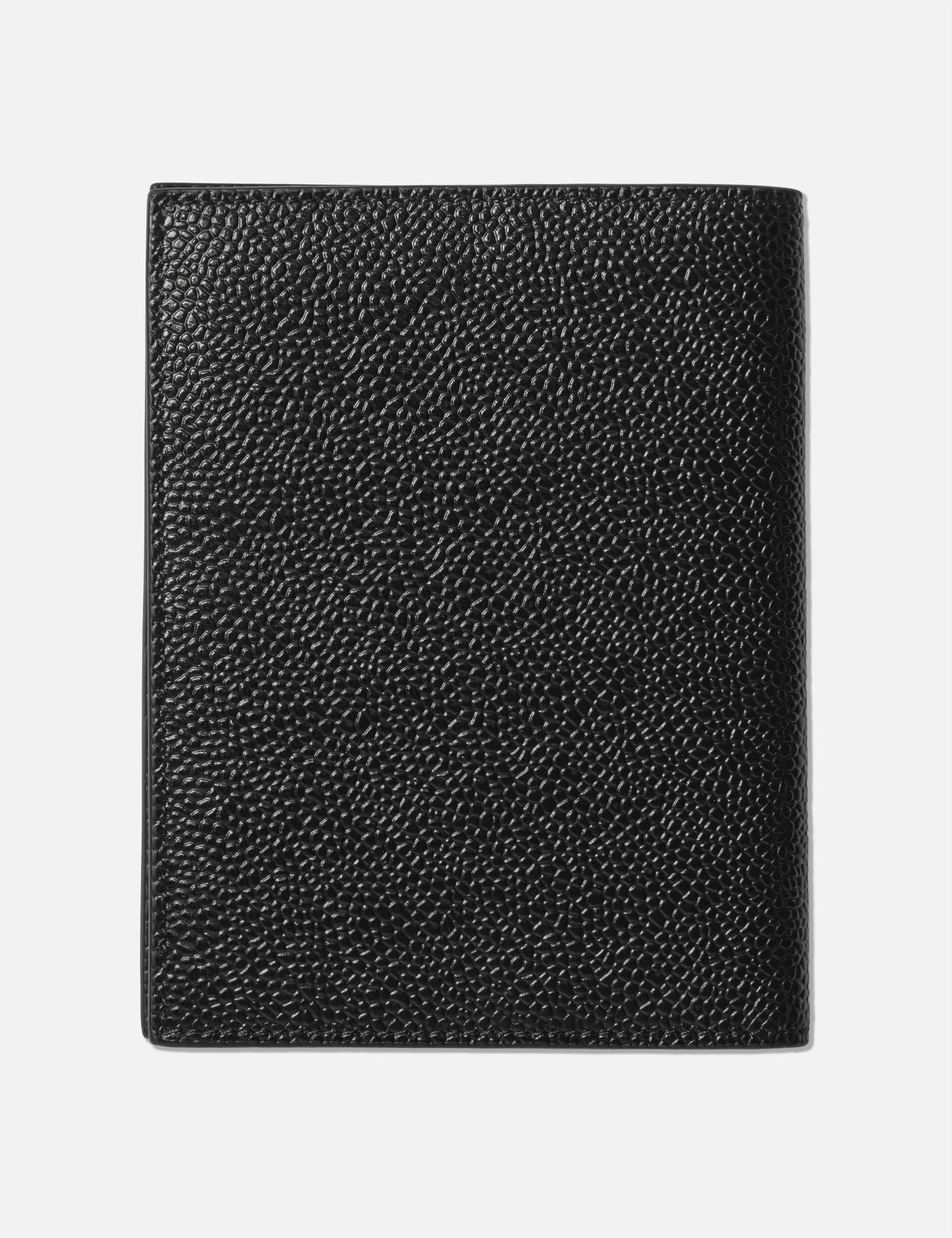Pebble Grain Leather Passport Holder view 1