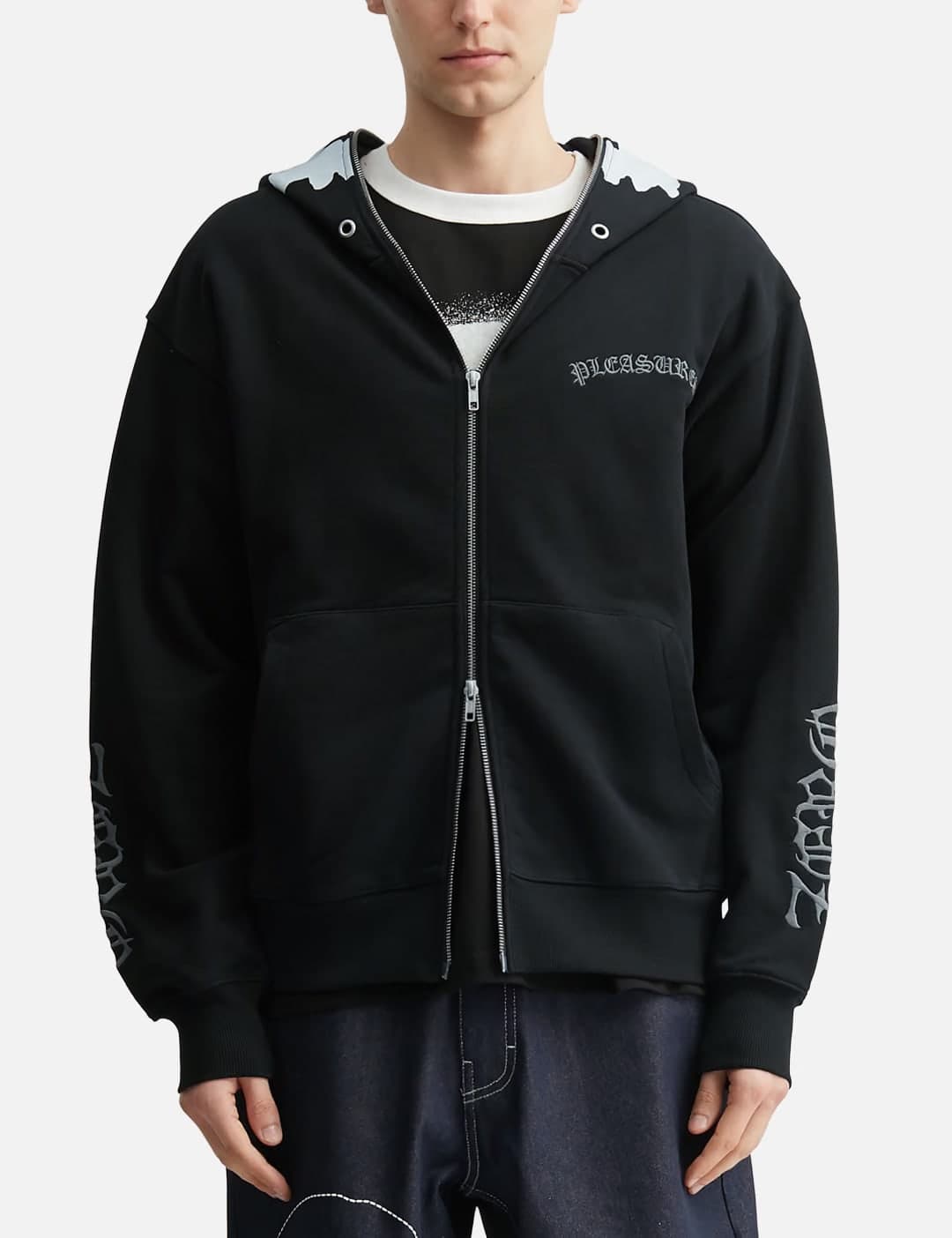 Zero X Pleasures Balaclava Zip Hoodie view 4