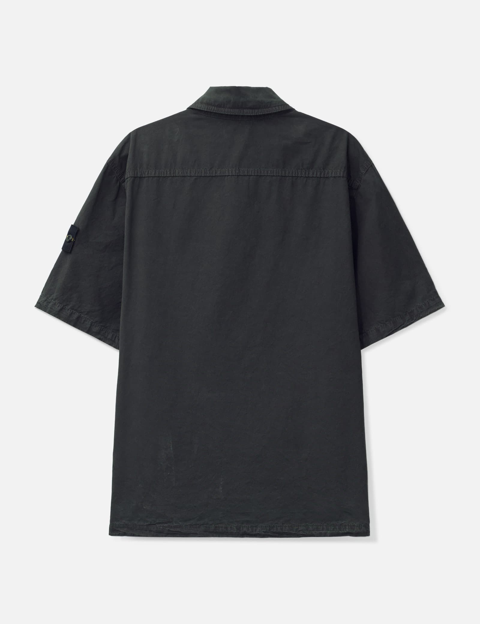Brushed Organic Cotton Canvas 'Old' Effect Shirt view 2