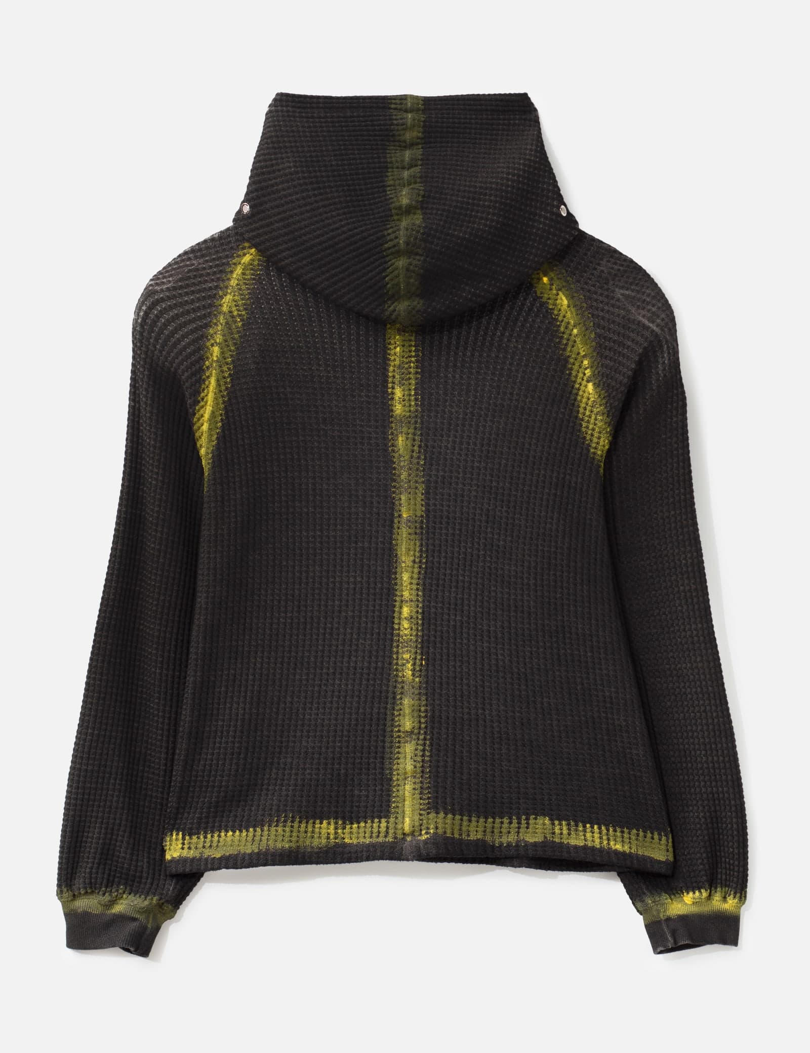 Bulk Shoulder Painted Line Waffle Hoodie view 2