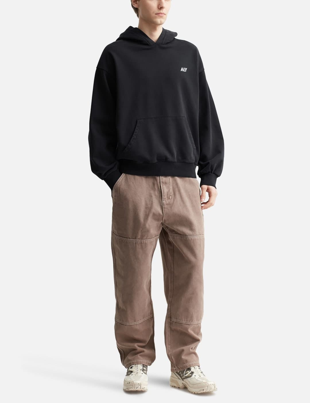 "Good Vibes Black Washed Out" Hoodie view 5