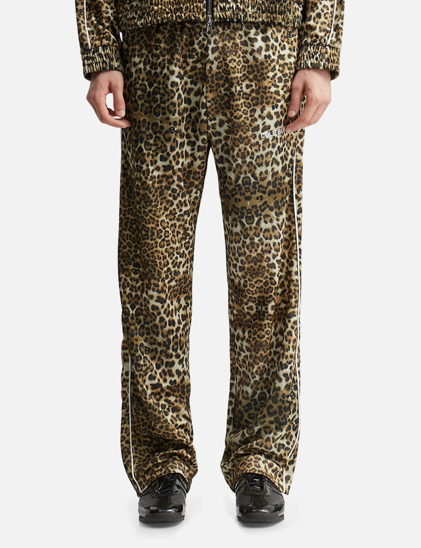 Leopard Piped Track Pants view 3