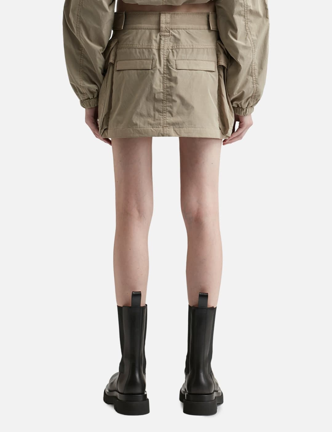 BIG POCKET CARGO MINI SKIRT view 2