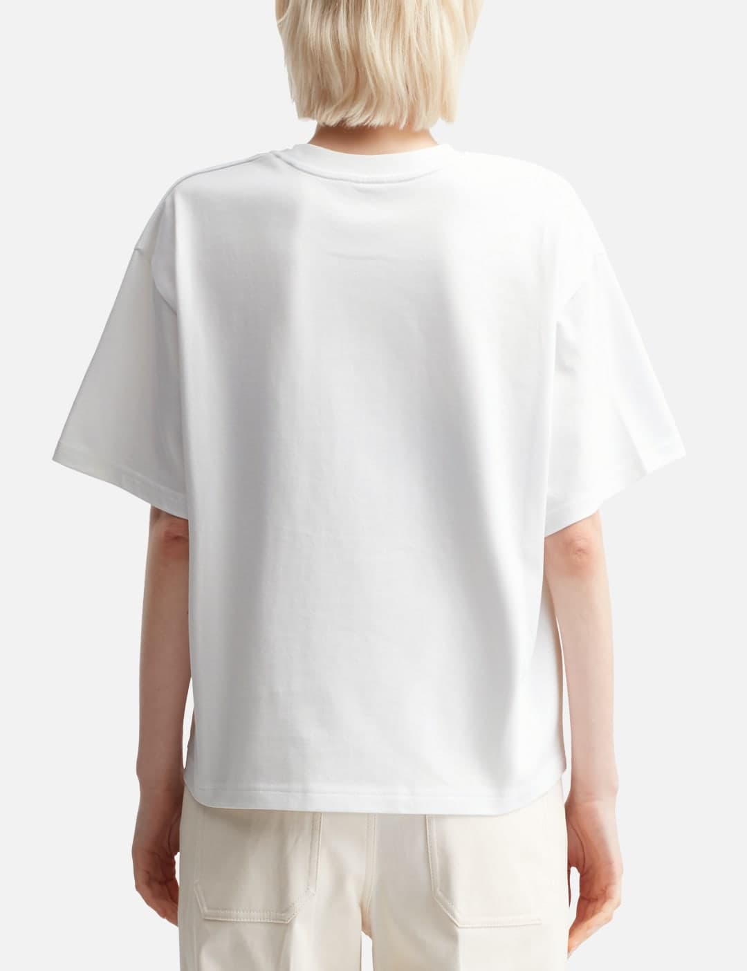 Embroidered Cherry Logo Cotton T-Shirt view 2
