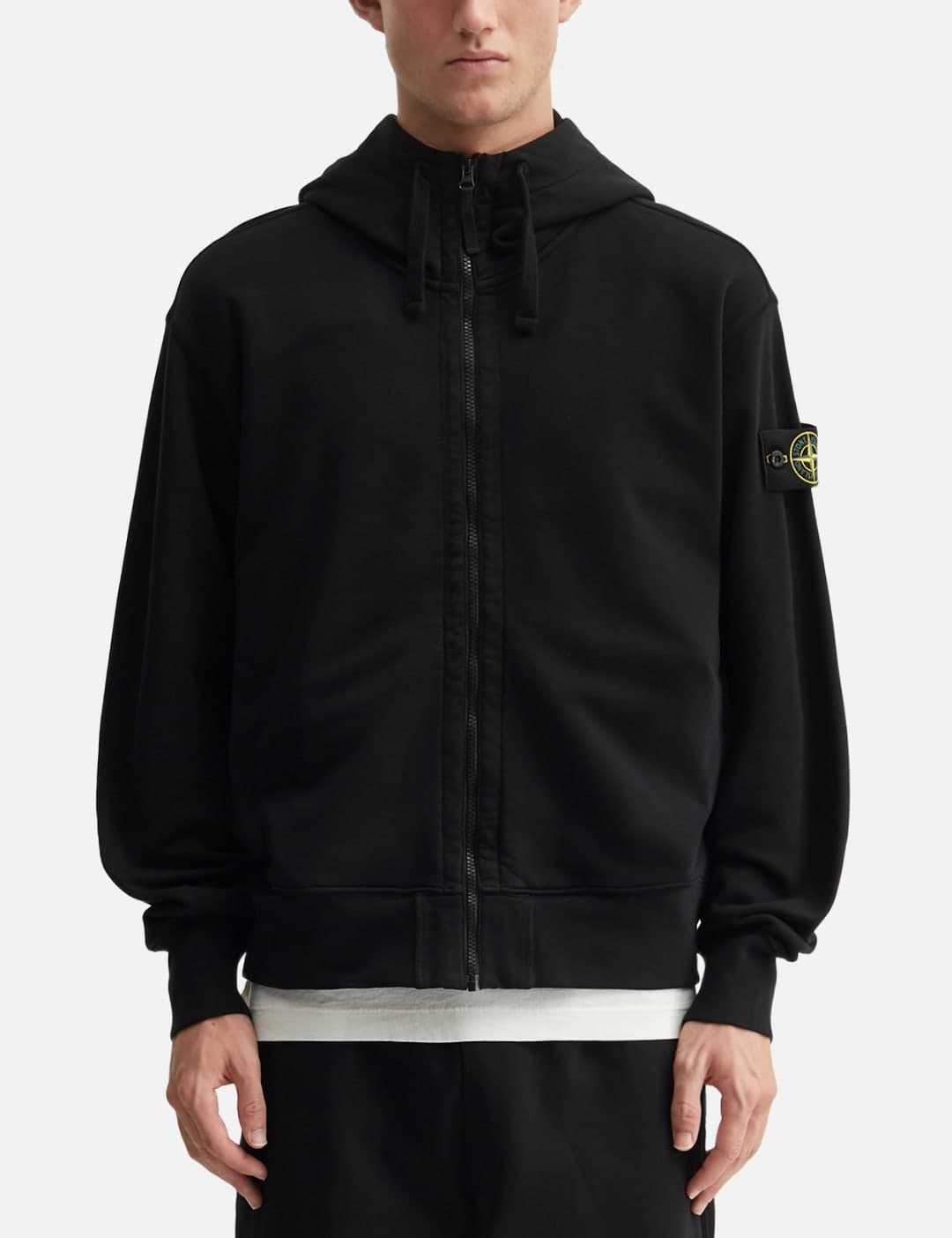 Organic Cotton Fleece Zip-Up Hooded Sweatshirt view 3