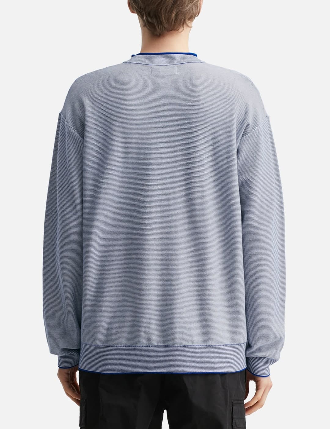 Blurred Emblem Knit Sweater view 4