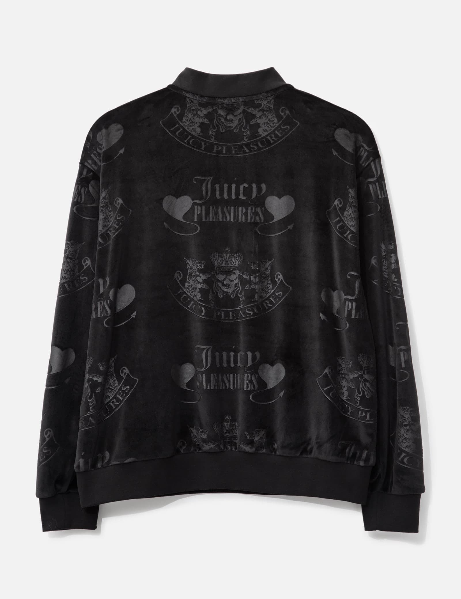 X Juicy Couture Crest Velour Quarter Zip view 2