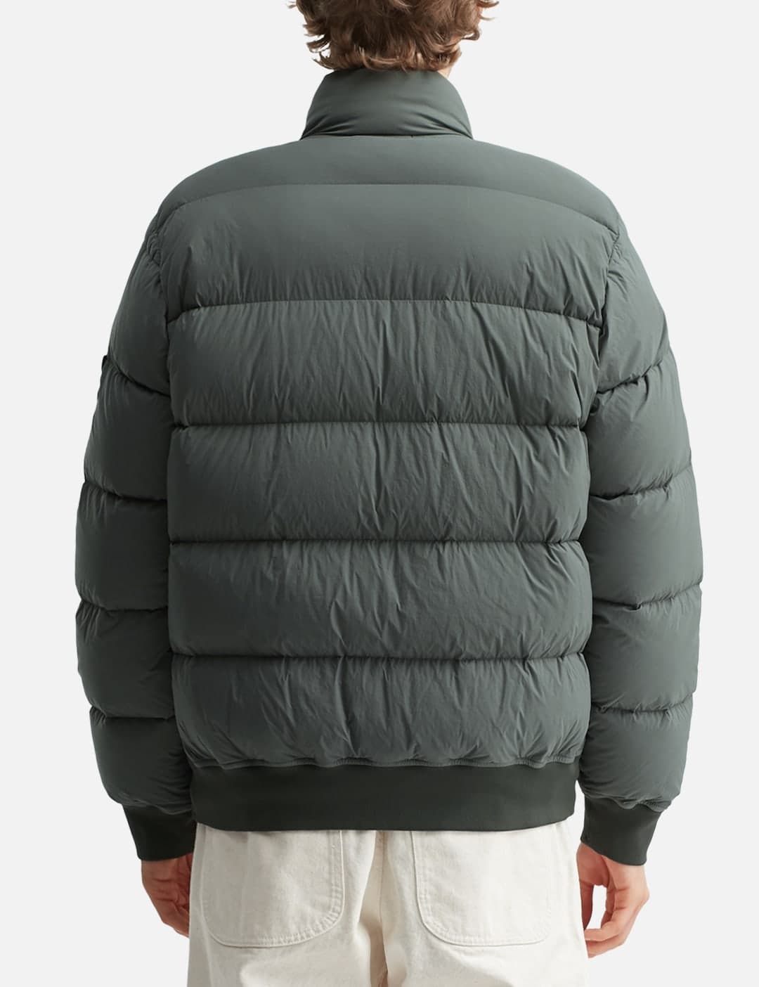 Seamless Tunnel Nylon Down-TC Bomber Jacket view 4