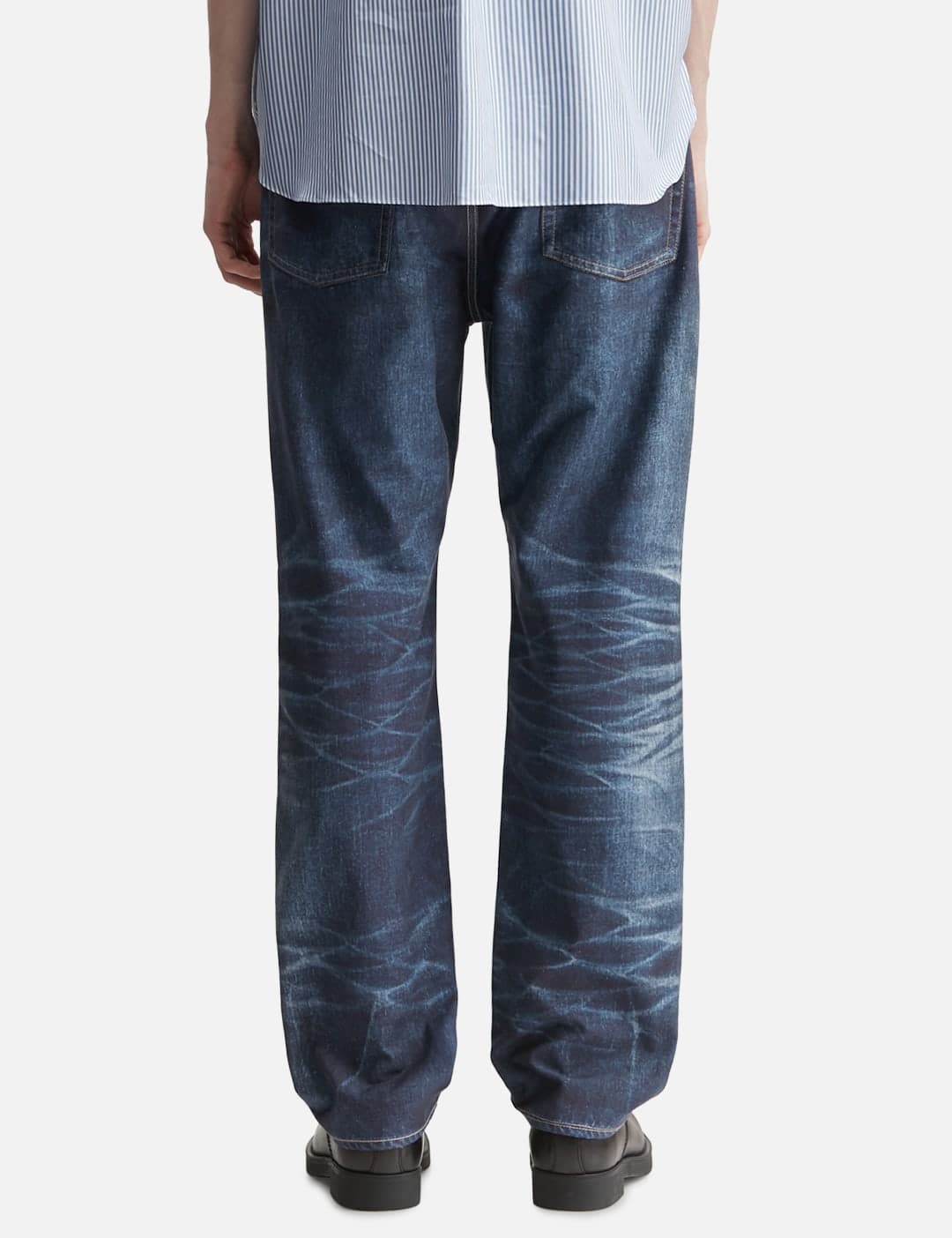 X New Manual Cotton Nylon Twill Transfer Printed Pants view 3
