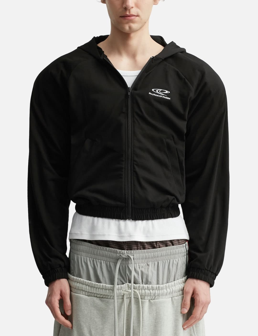 Atheleisure Cotton Zip Hoodie view 3
