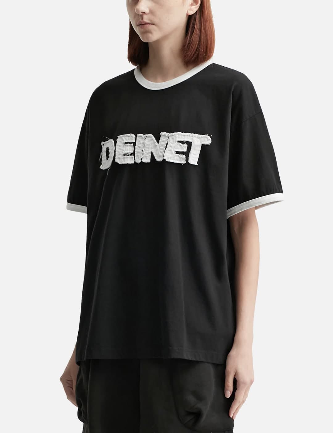 Overfit Logo Ringer T-Shirts view 2