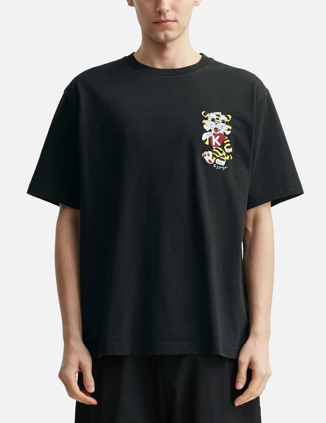'KENZO Wild Tiger' Embroidered Oversized T-Shirt view 3