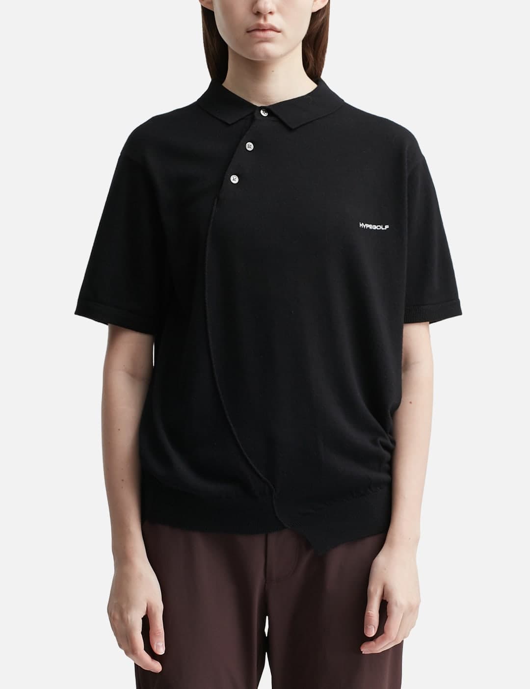 X POST ARCHIVE FACTION (PAF) Knit S/S Polo view 4