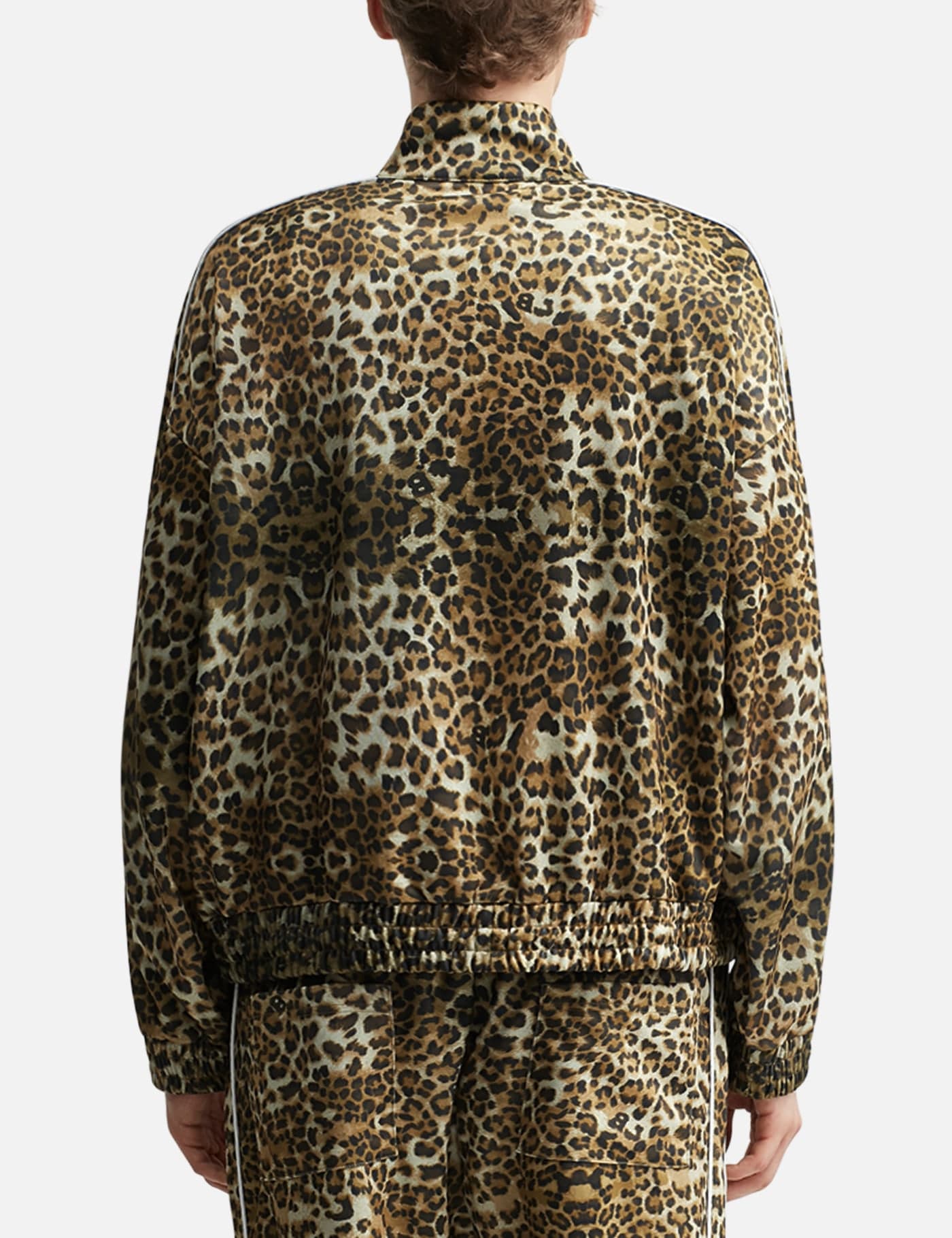 Leopard Piped Track Jacket view 4