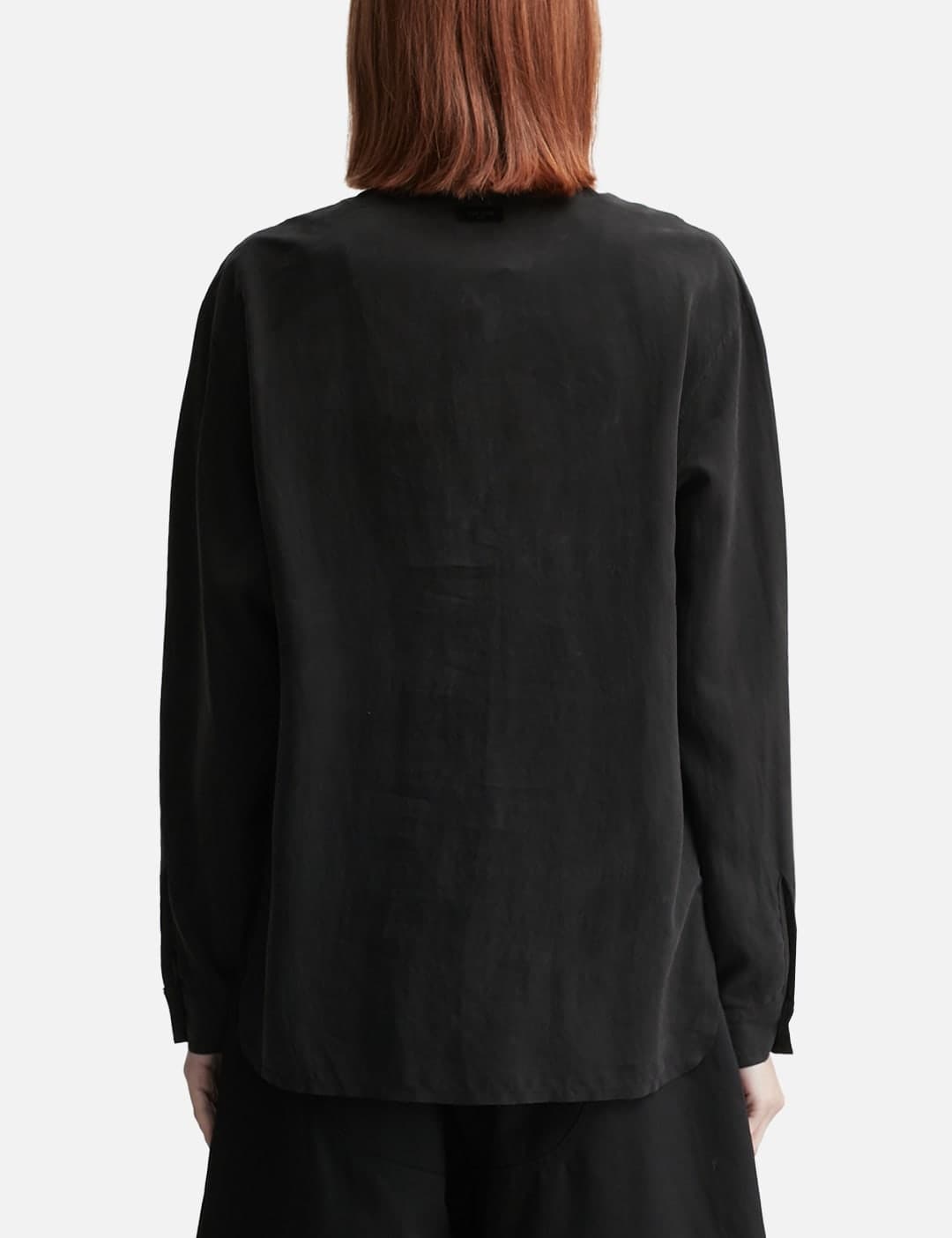 Acceptance Draped Stand-Collar Shirt view 2