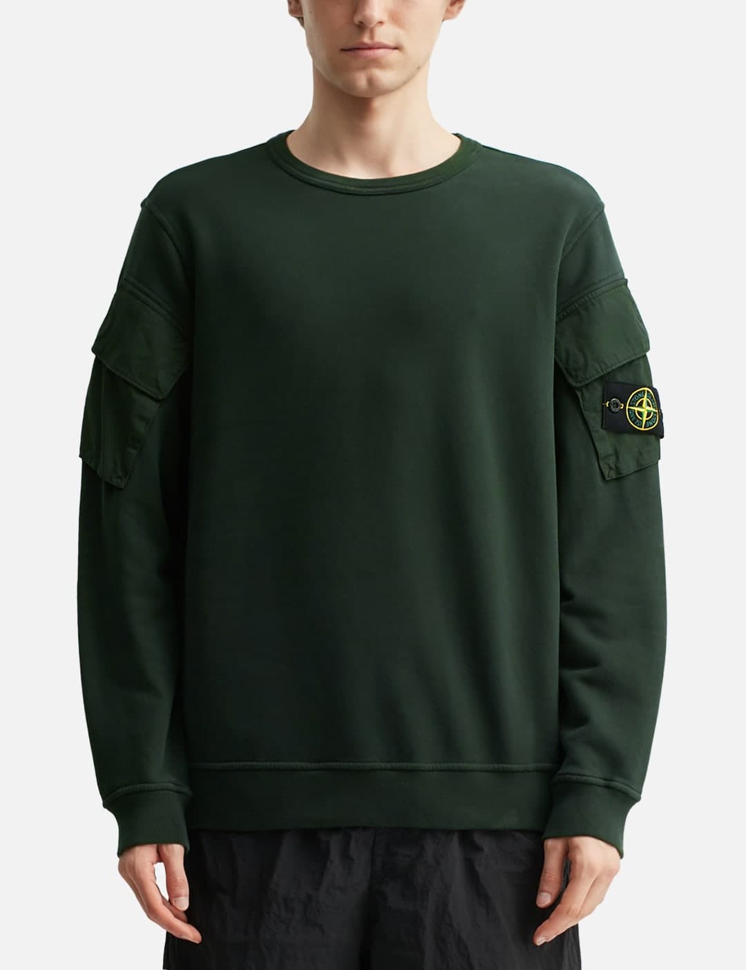 Brushed Organic Cotton Fleece Sweatshirt view 3