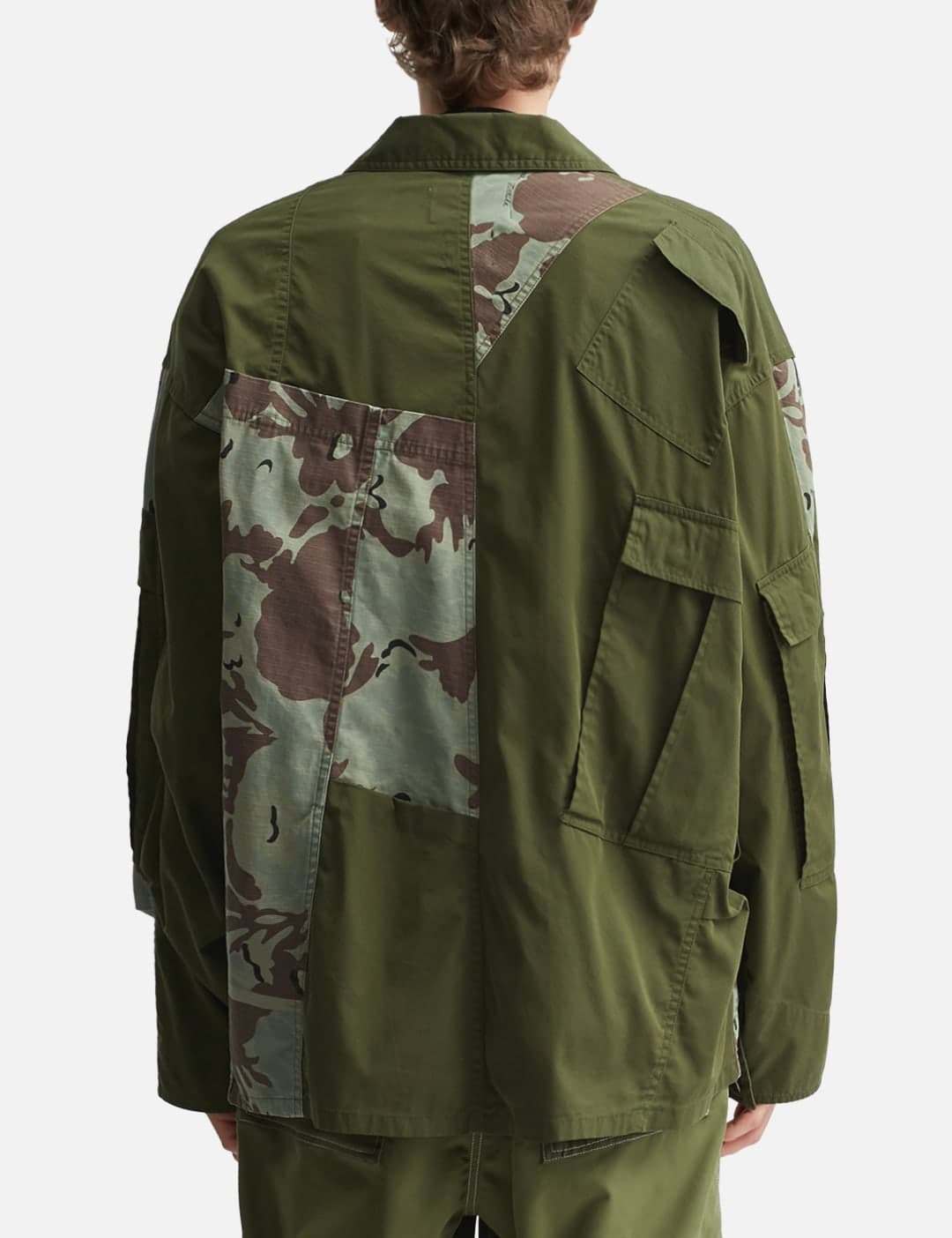 NÒMARHYTHM TEXTILE X Needles Rebuild Coverall Jacket view 3