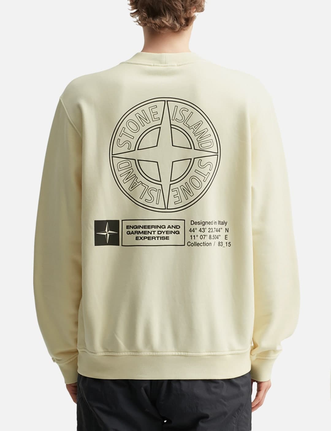 Cotton Fleece 'Industrial Four' Print Sweatshirt view 4