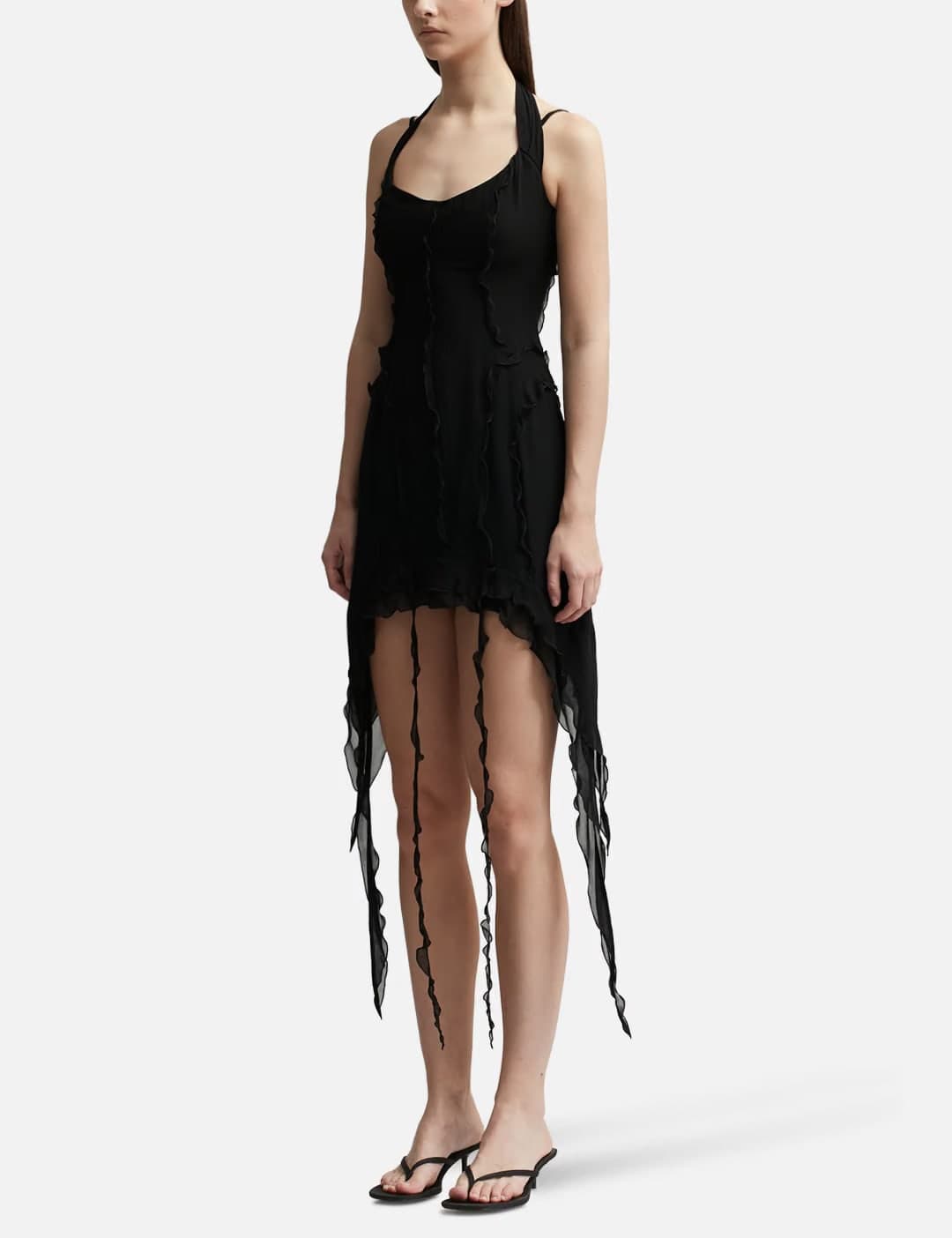 CHIFFON MINI DRESS view 2