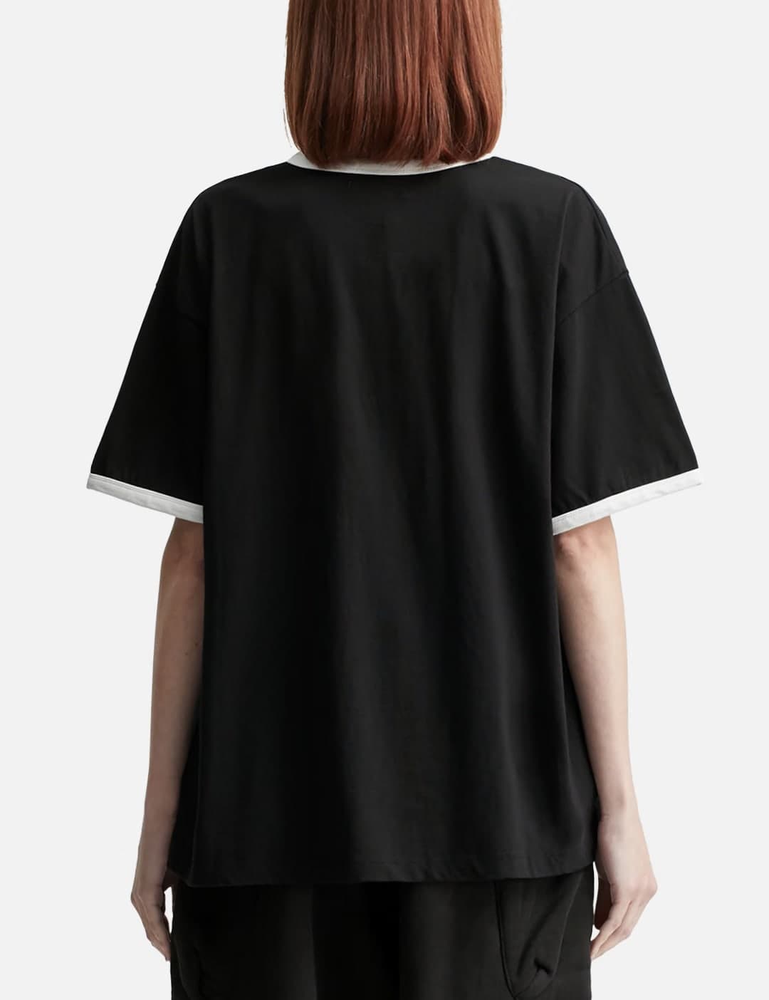 Overfit Logo Ringer T-Shirts view 3