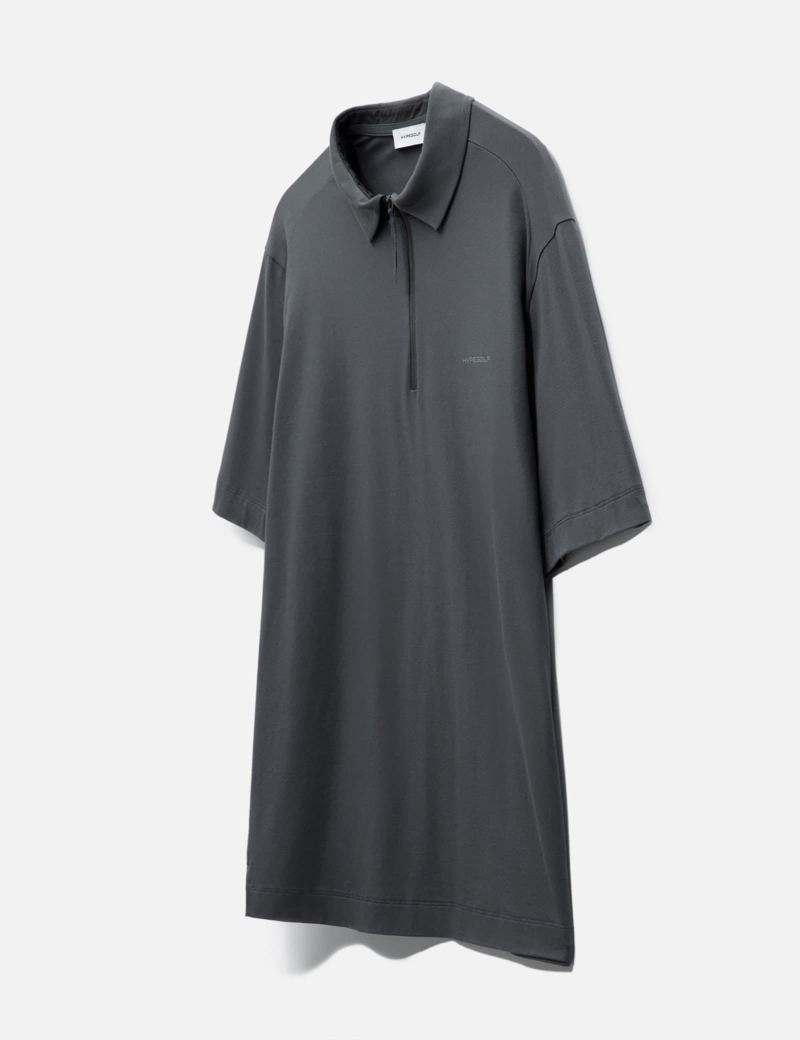 X POST ARCHIVE FACTION (PAF) Half Zip-Up Polo T-Shirts view 2