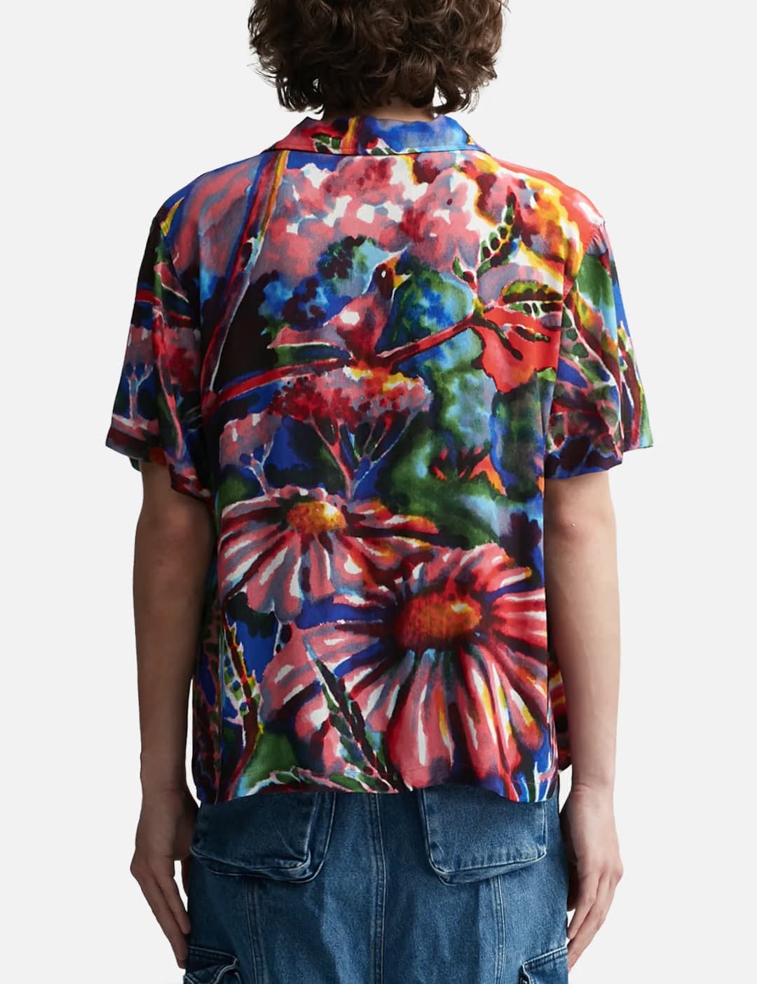 Forgotten Forest Short Sleeve Button Up Shirt view 4