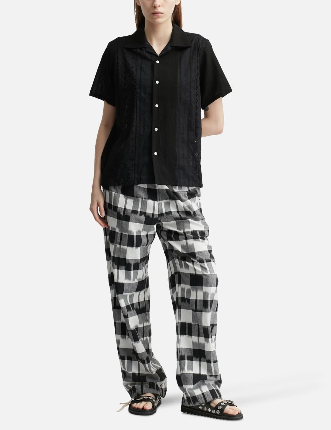 Ikat Check Easy Pants view 5