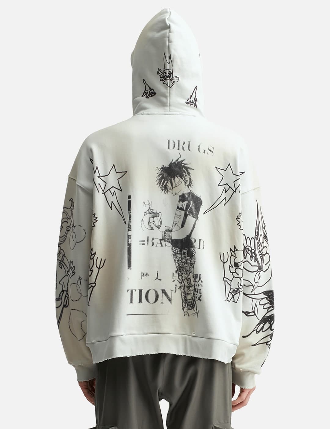 Skin Hoodie Gray view 4