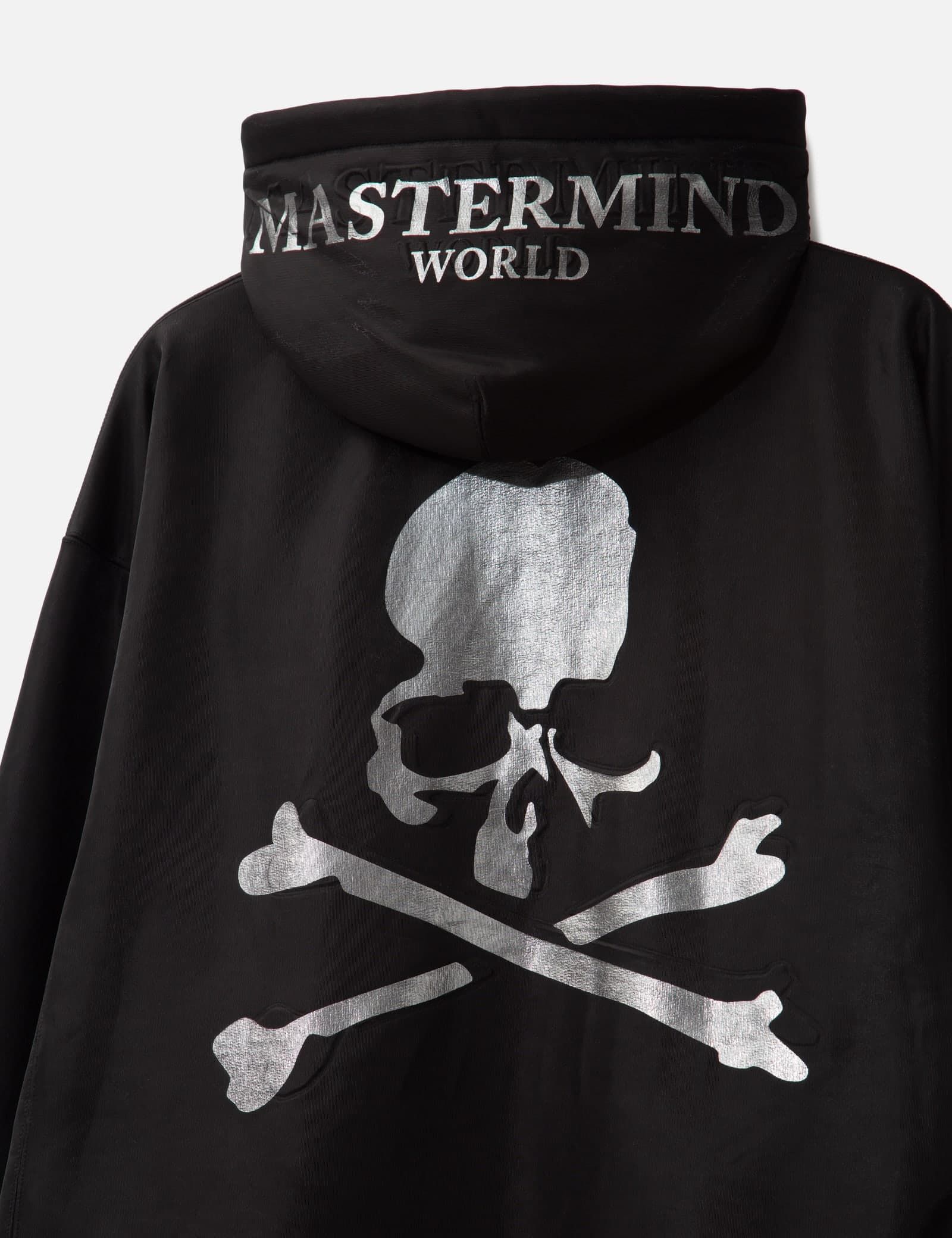 Sheer Layered Zip-Up Boxy Hoodie view 6