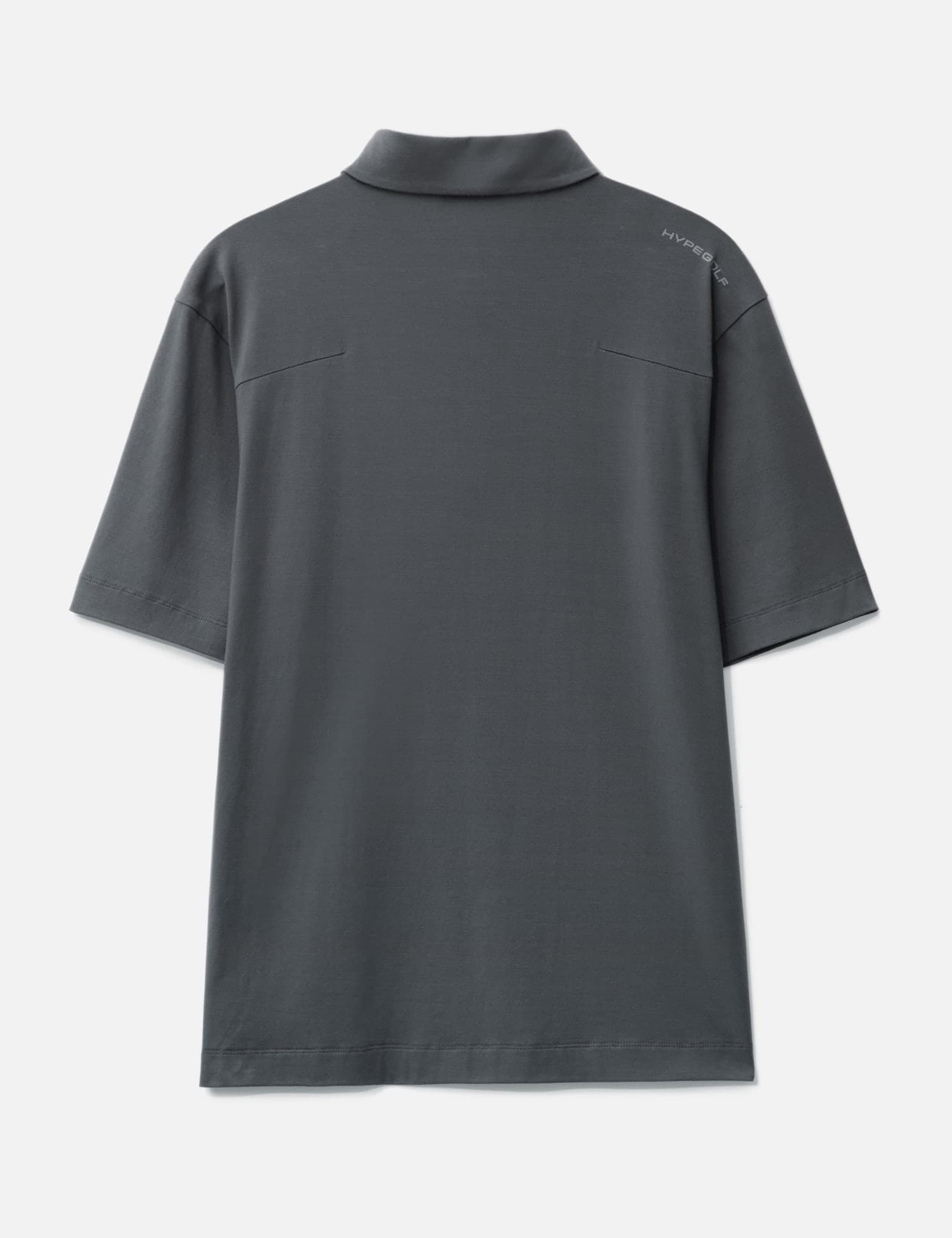 X POST ARCHIVE FACTION (PAF) Half Zip-Up Polo T-Shirts view 1