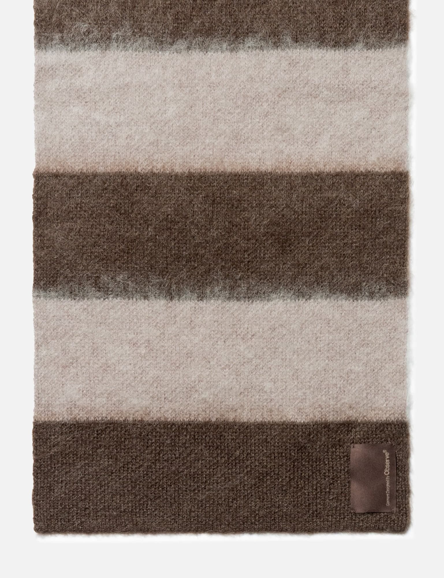 Wool Mohair Striped Scarf view 3