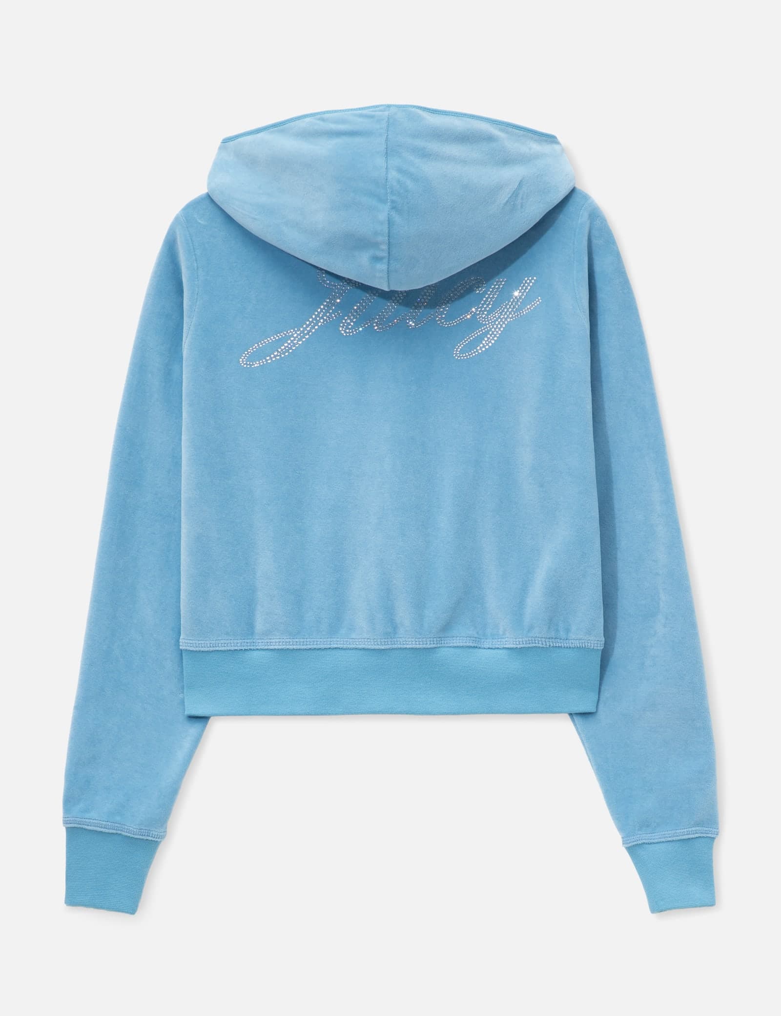 & Rich X Juicy Couture Script Velour Zip Hoodie view 2