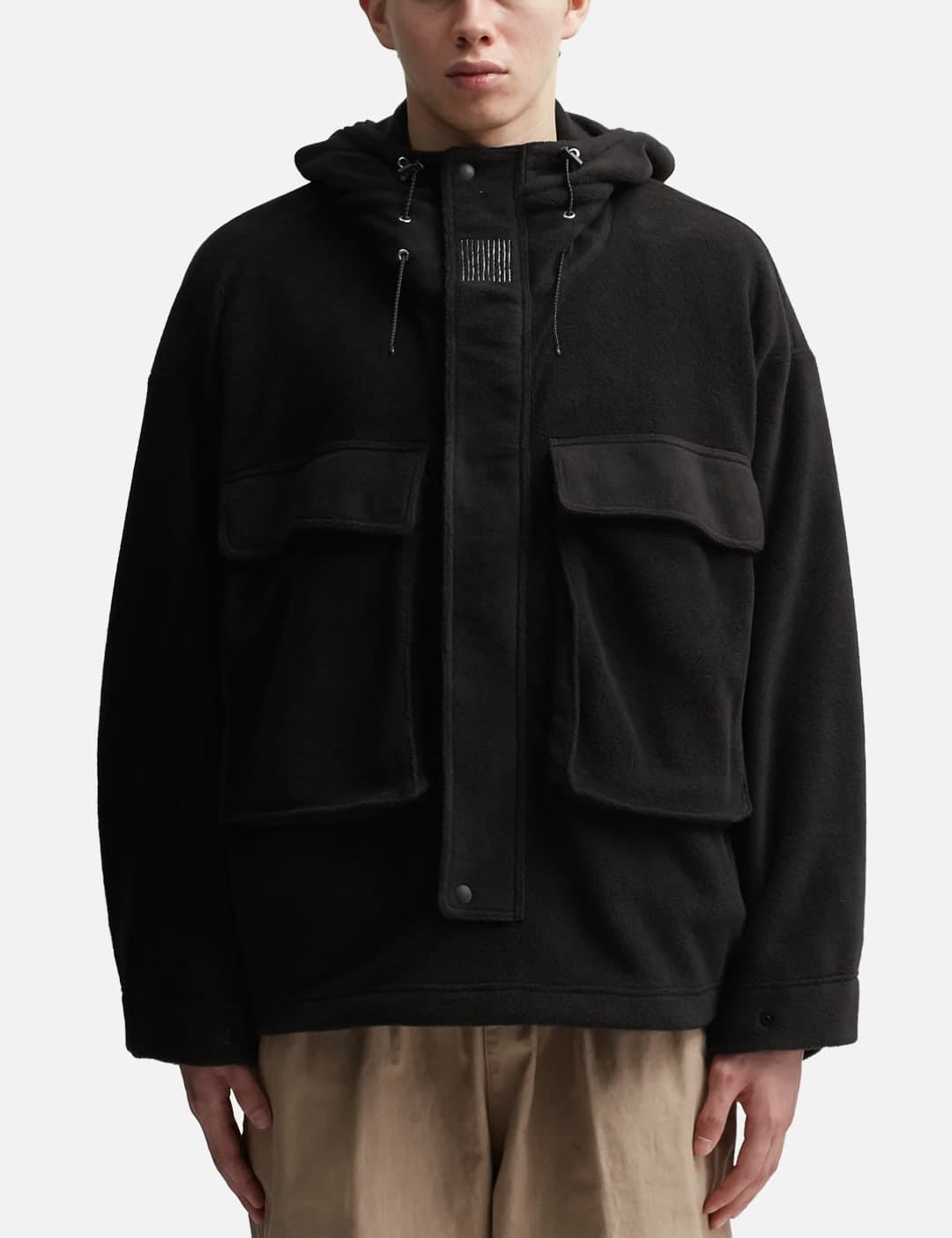 Fleece Hoodie Jacket view 3