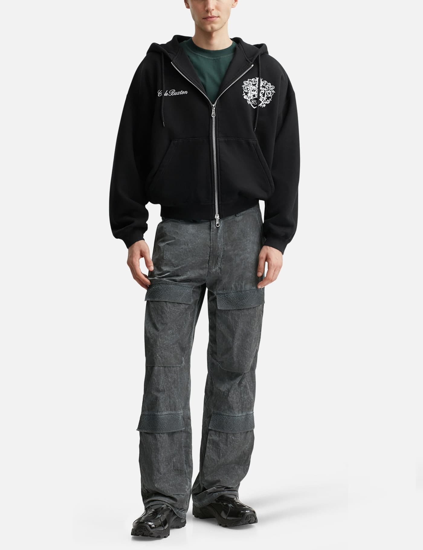 Collegiate Crest Zipped Hoodie view 5