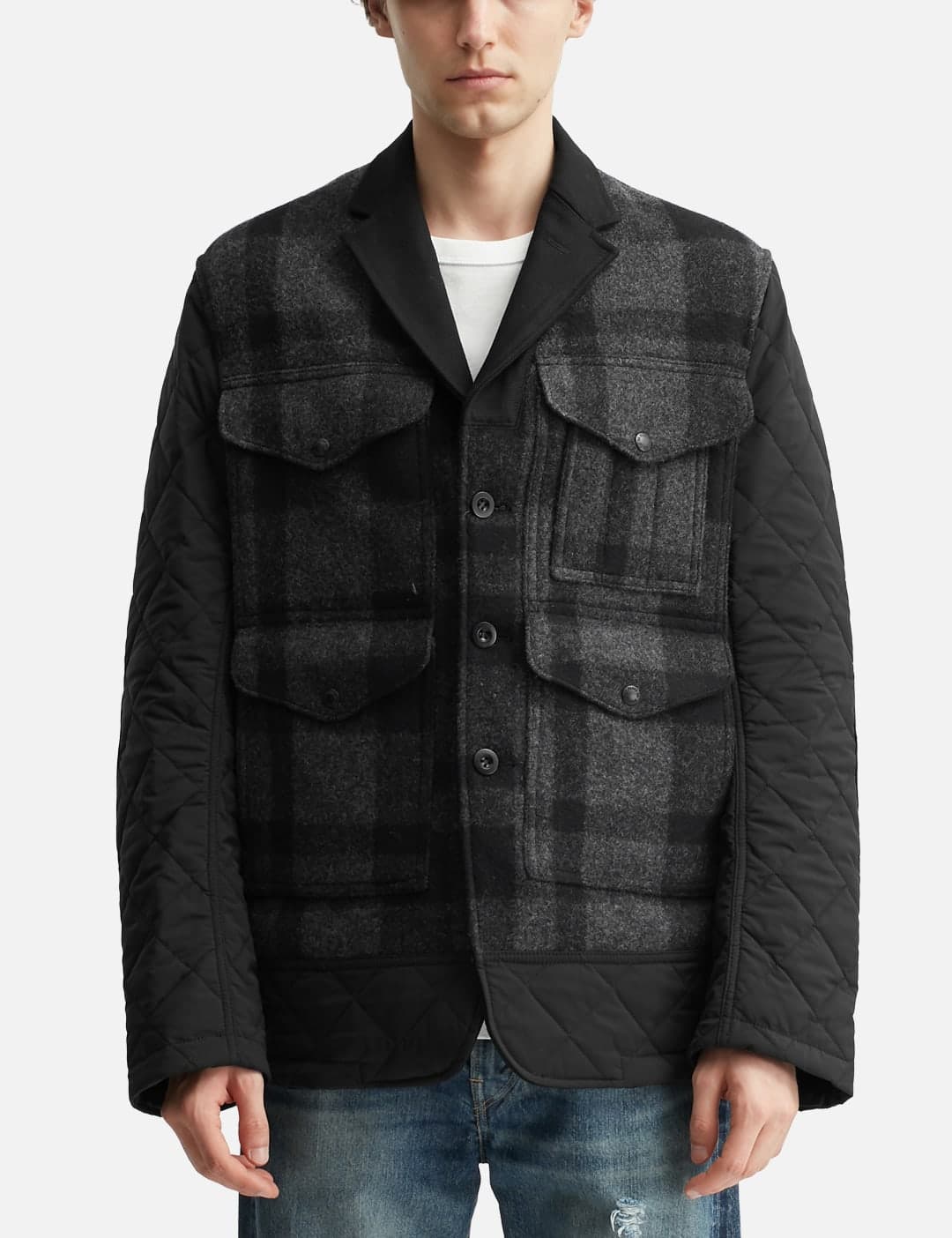 X Filson Checked Quilted Coat view 3