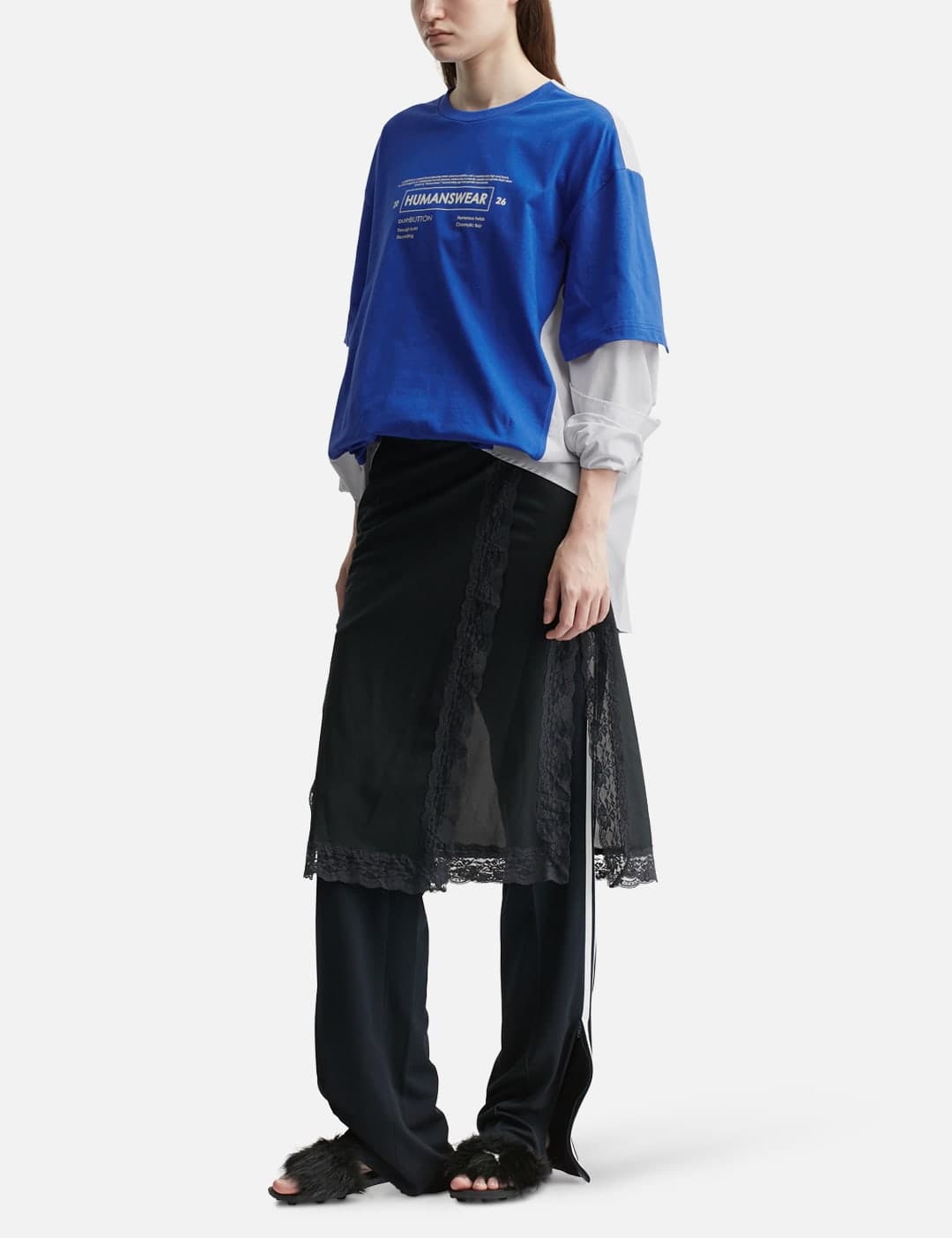 Skirt Layered Track Pants view 4