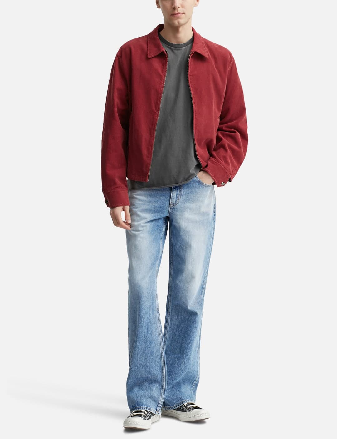 Garment Dyed Raw Edge T-Shirt view 3