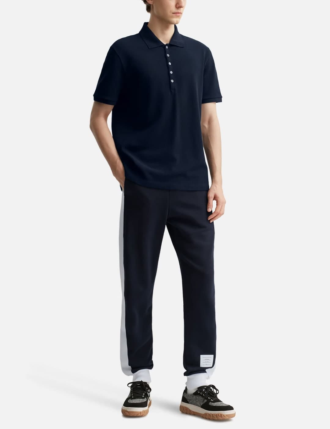 Classic 4-Bar Jersey Loopback Sweatpants view 5