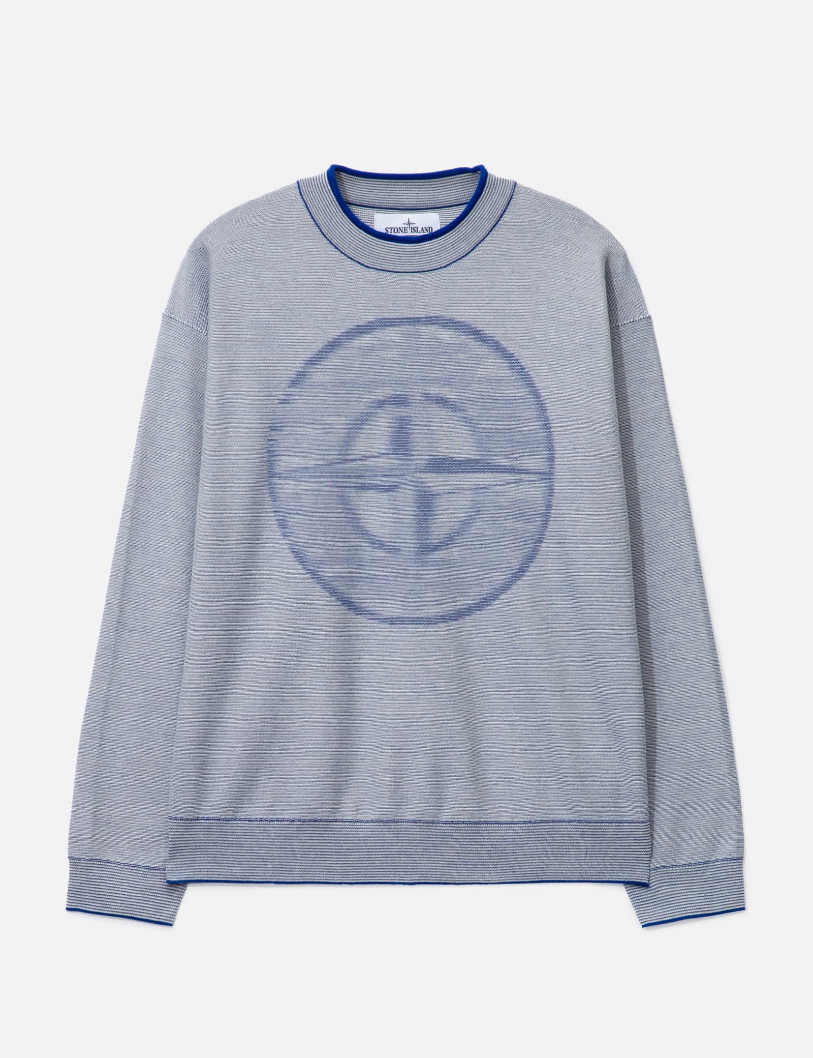 Blurred Emblem Knit Sweater view 1