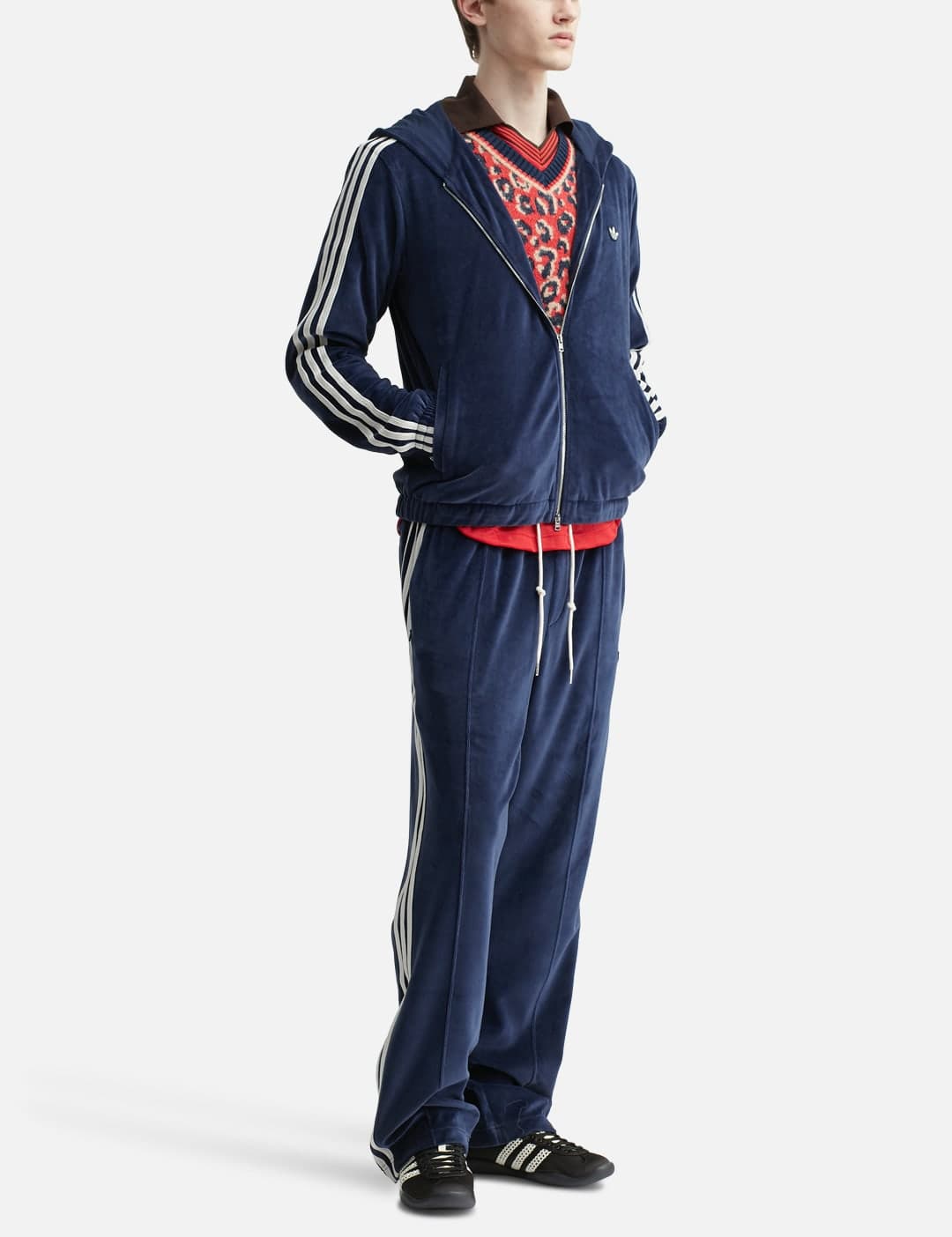 X Wales Bonner Velour Track Jacket view 5