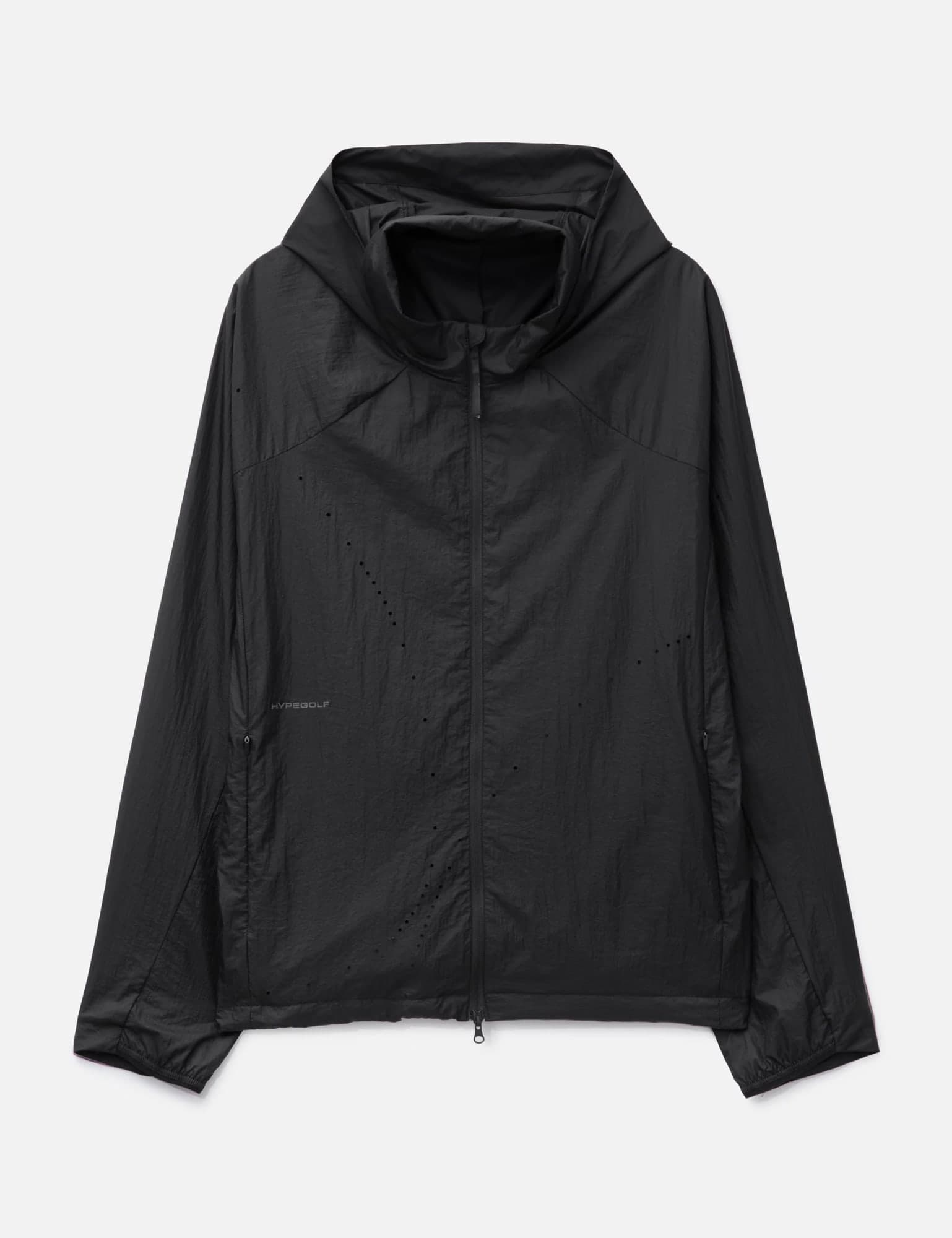 X POST ARCHIVE FACTION (PAF) Perforated Windbreaker view 3