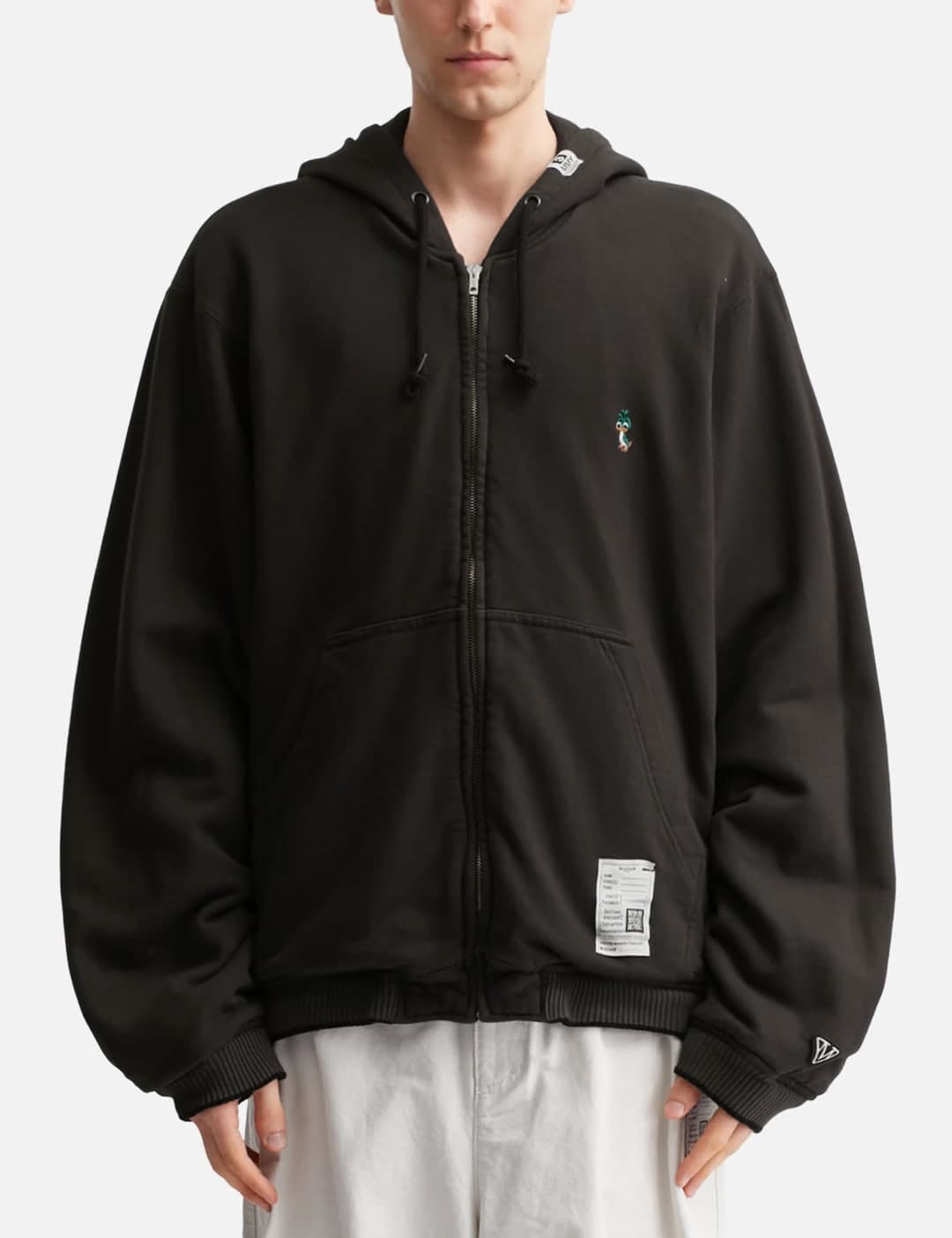 Reversible Hoodie Layered Souvenir Jacket view 7