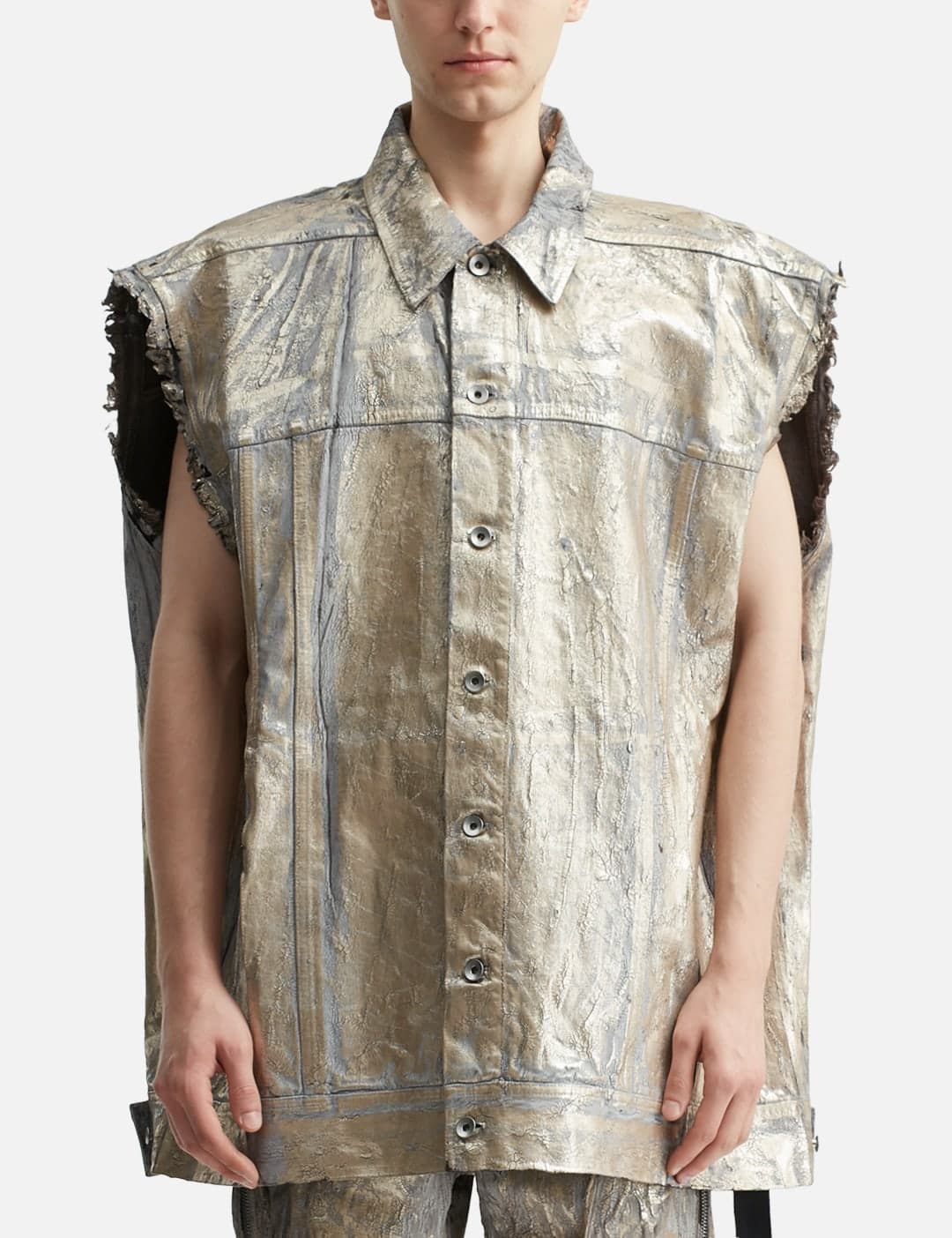 Hollywood Sleeveless Jumbo Worker Jacket view 3