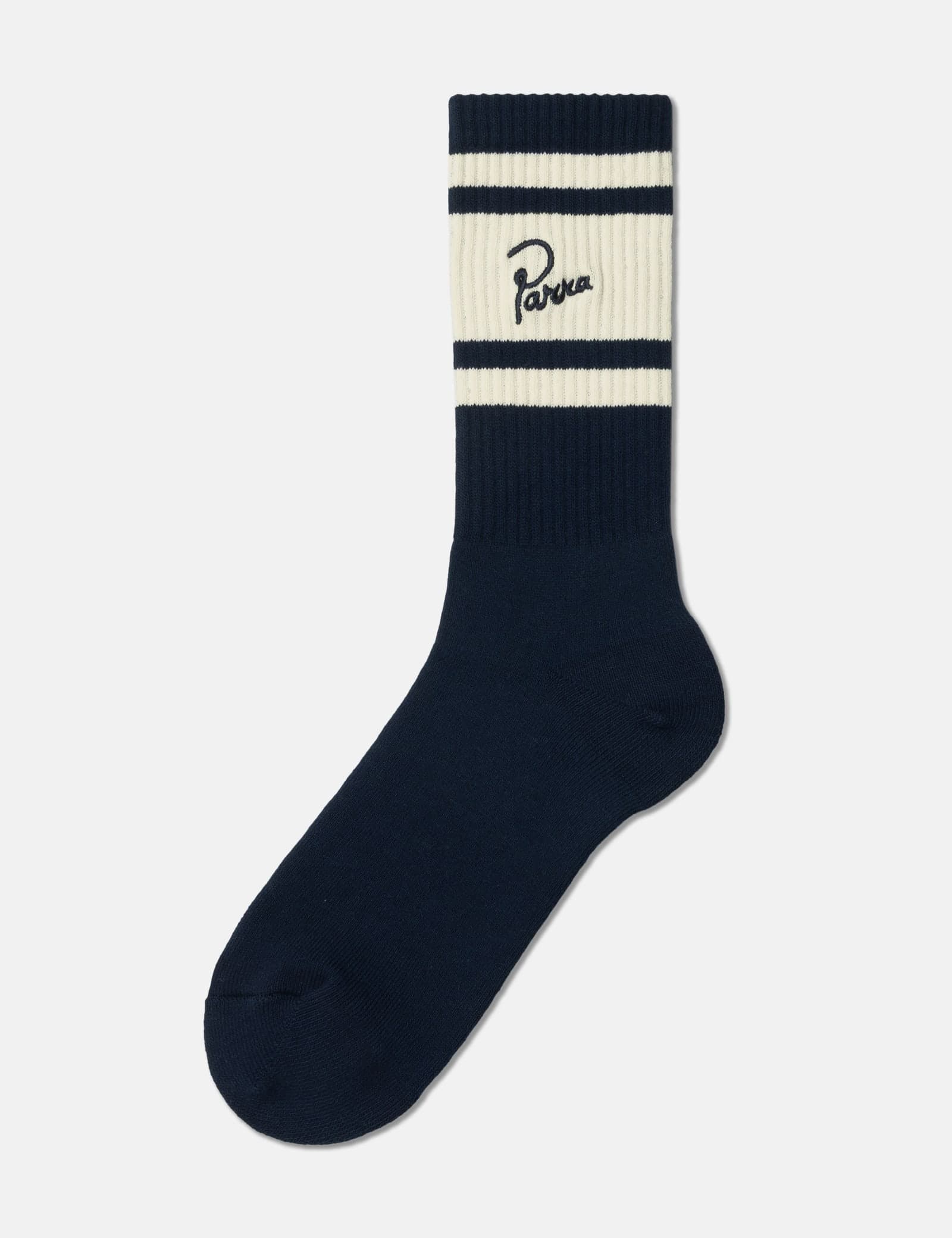 Signature Striped Crew Socks view 2