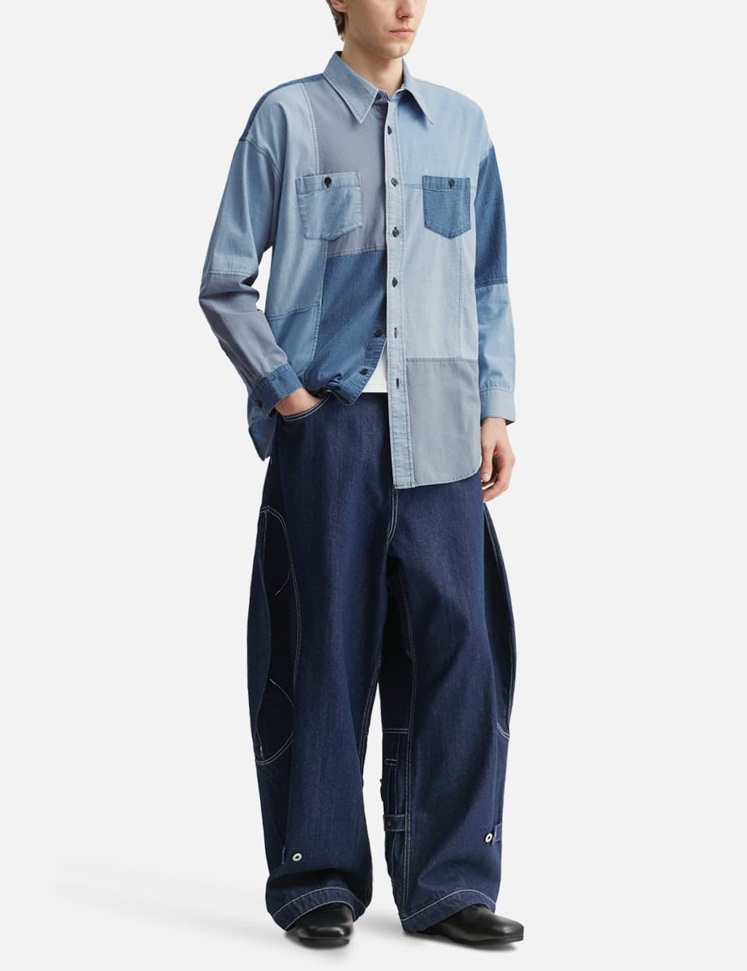 Patchwork Shirt 3YR Wash view 3