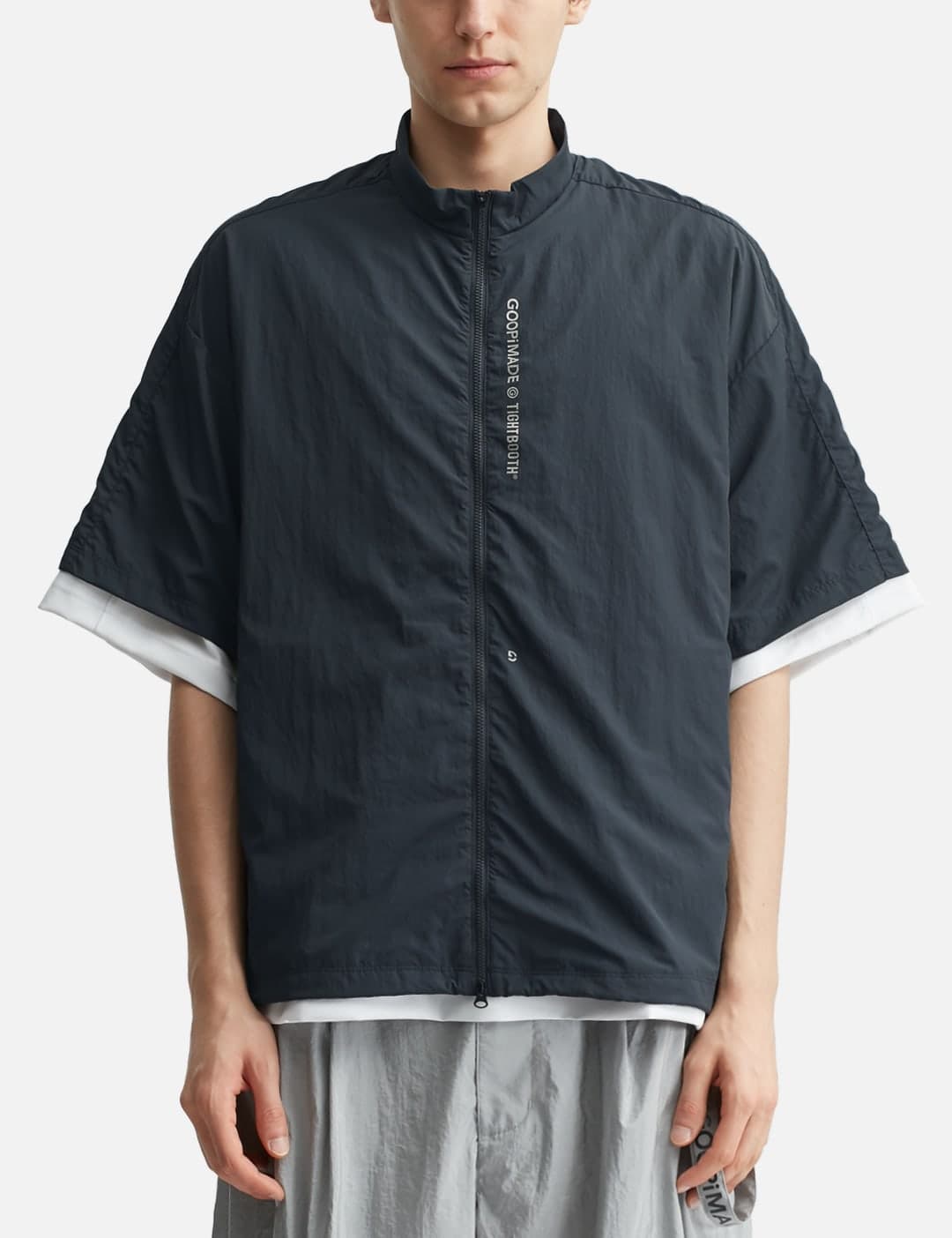 X TIGHTBOOTH “GTB-03S” Tech Uniform Zip Shirt view 3
