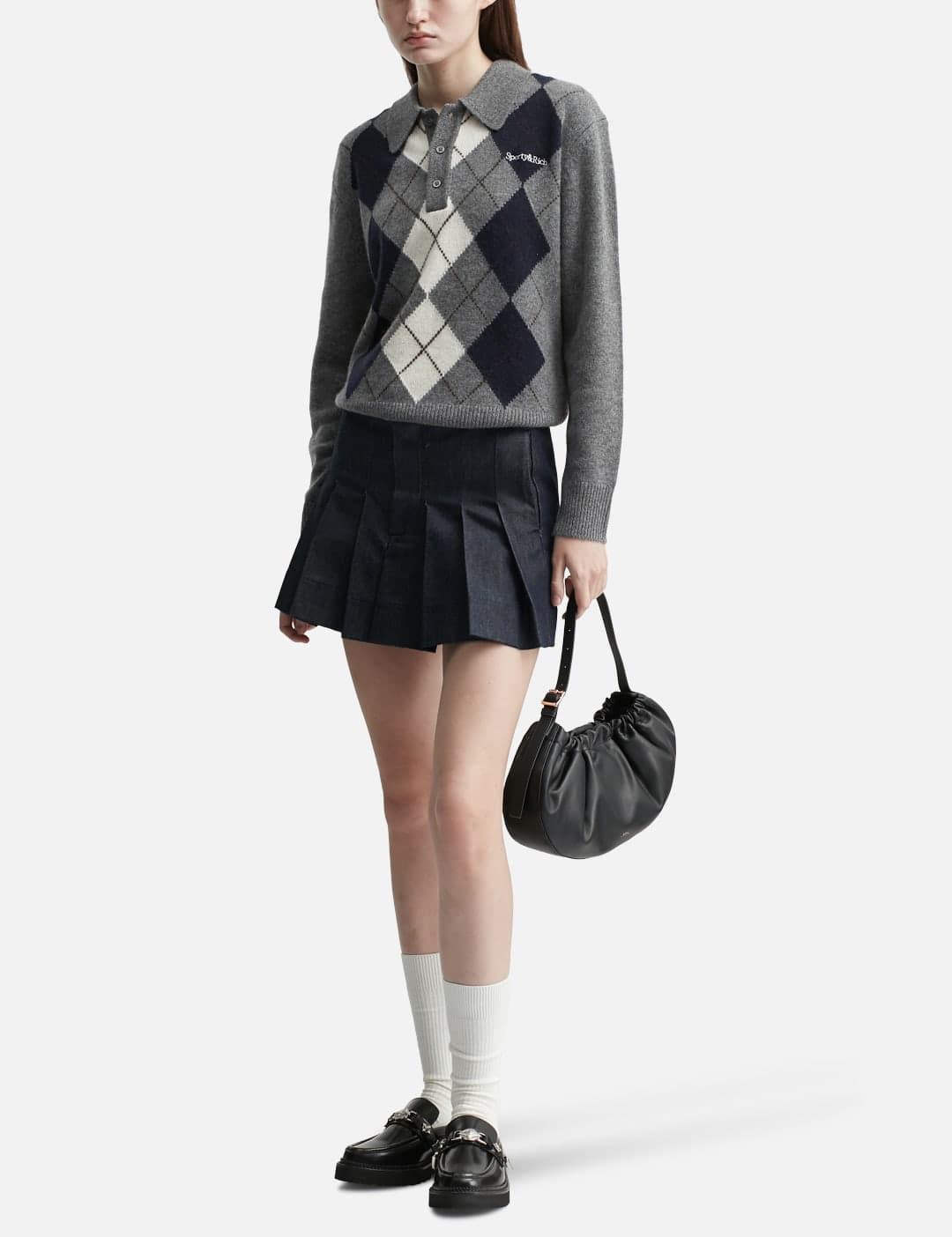 Pleated Mini Skirt view 3