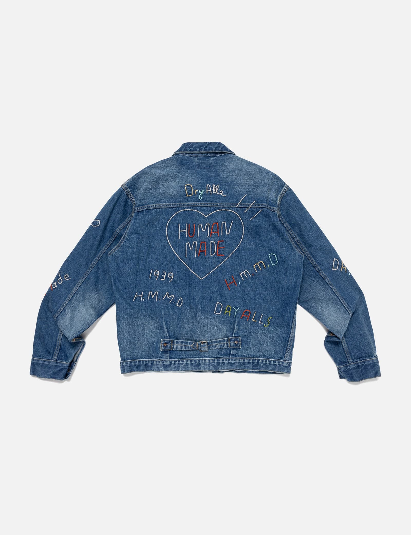 Embroidered Denim Work Jacket view 2
