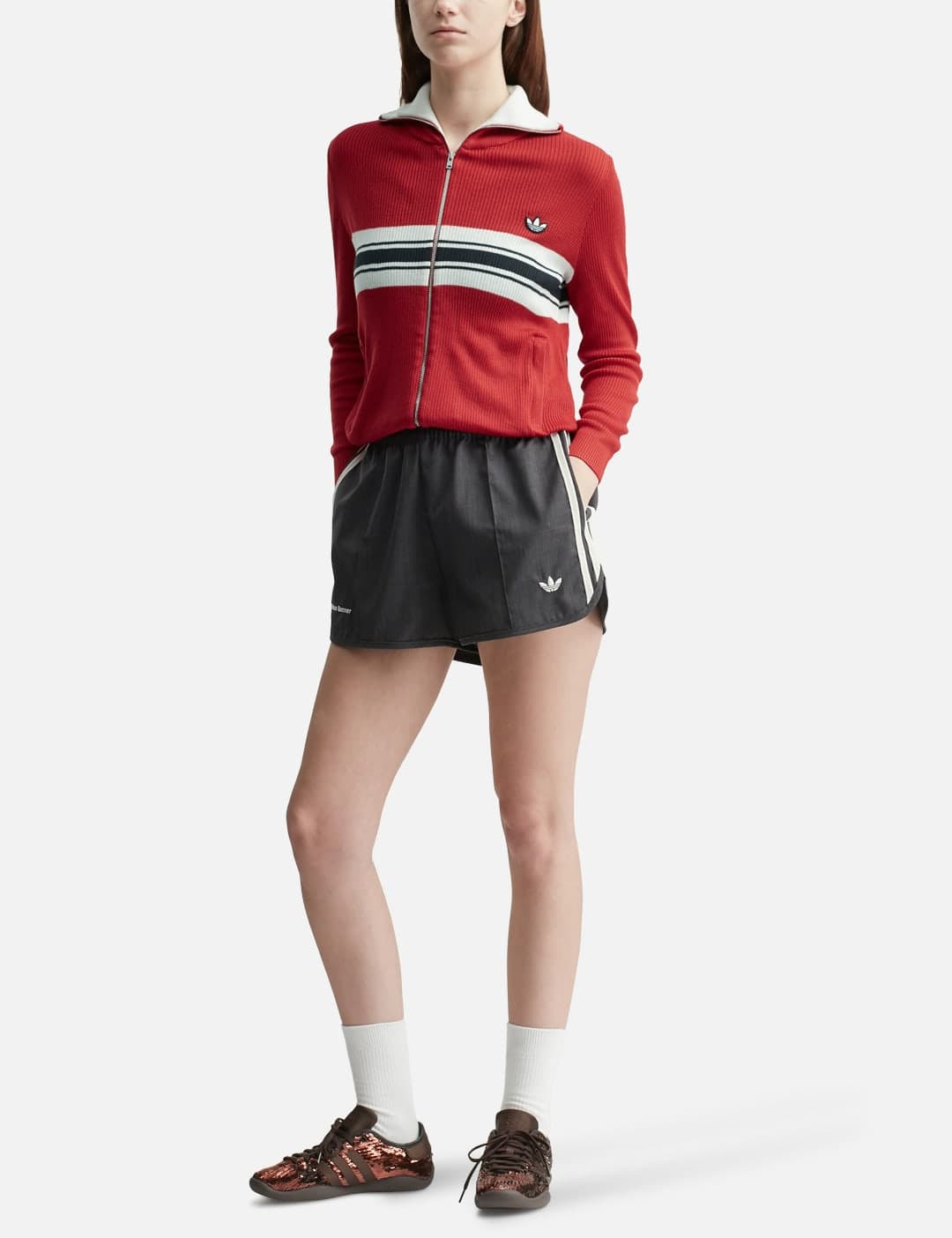 X Wales Bonner Knit Track Top view 4