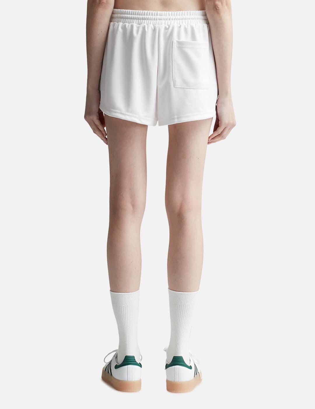 Serif Logo Roller Shorts White/Verde view 3